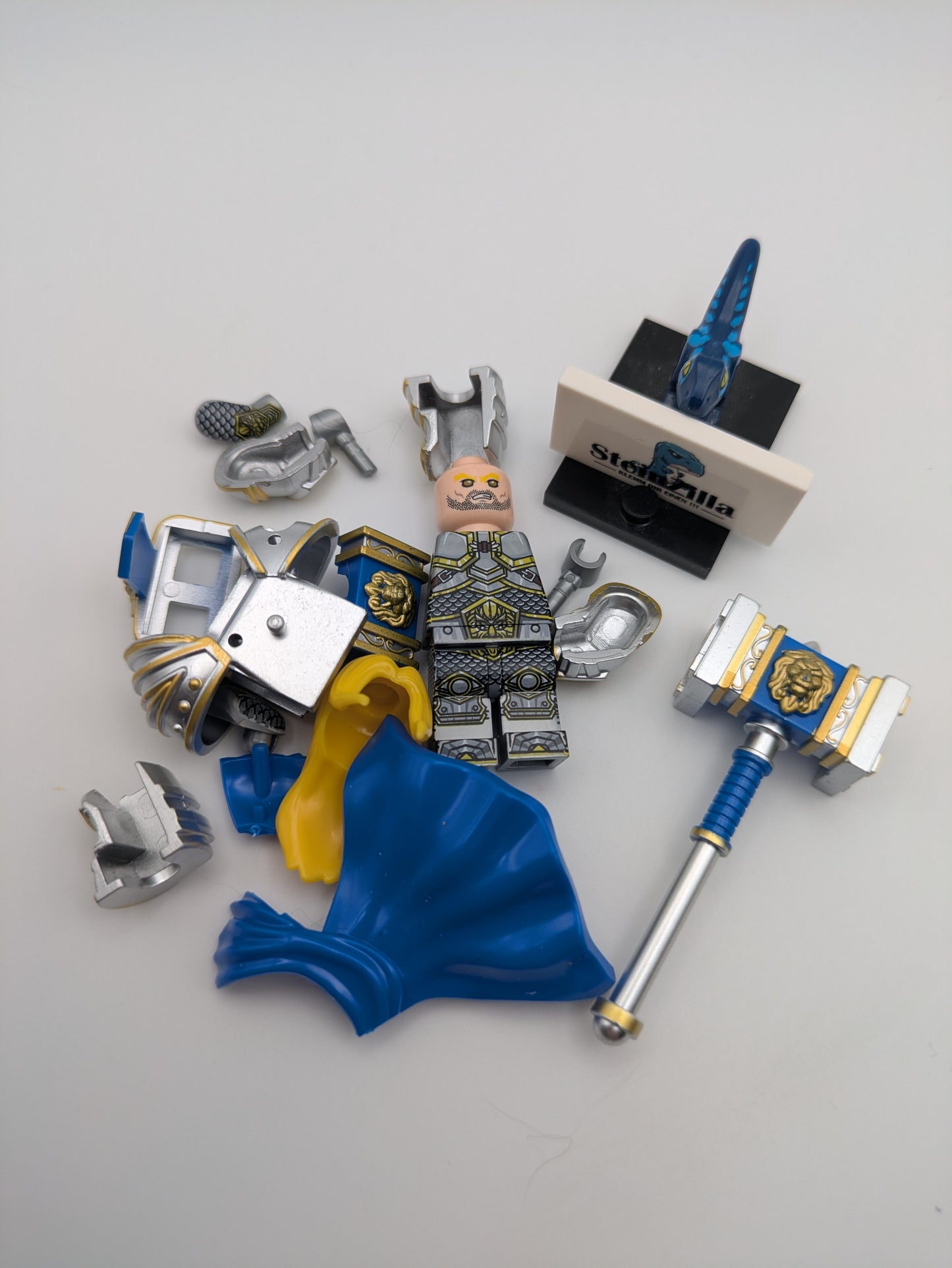 World of Warcraft Arthas - Klemmbaustein Custom Minifigur MOC
