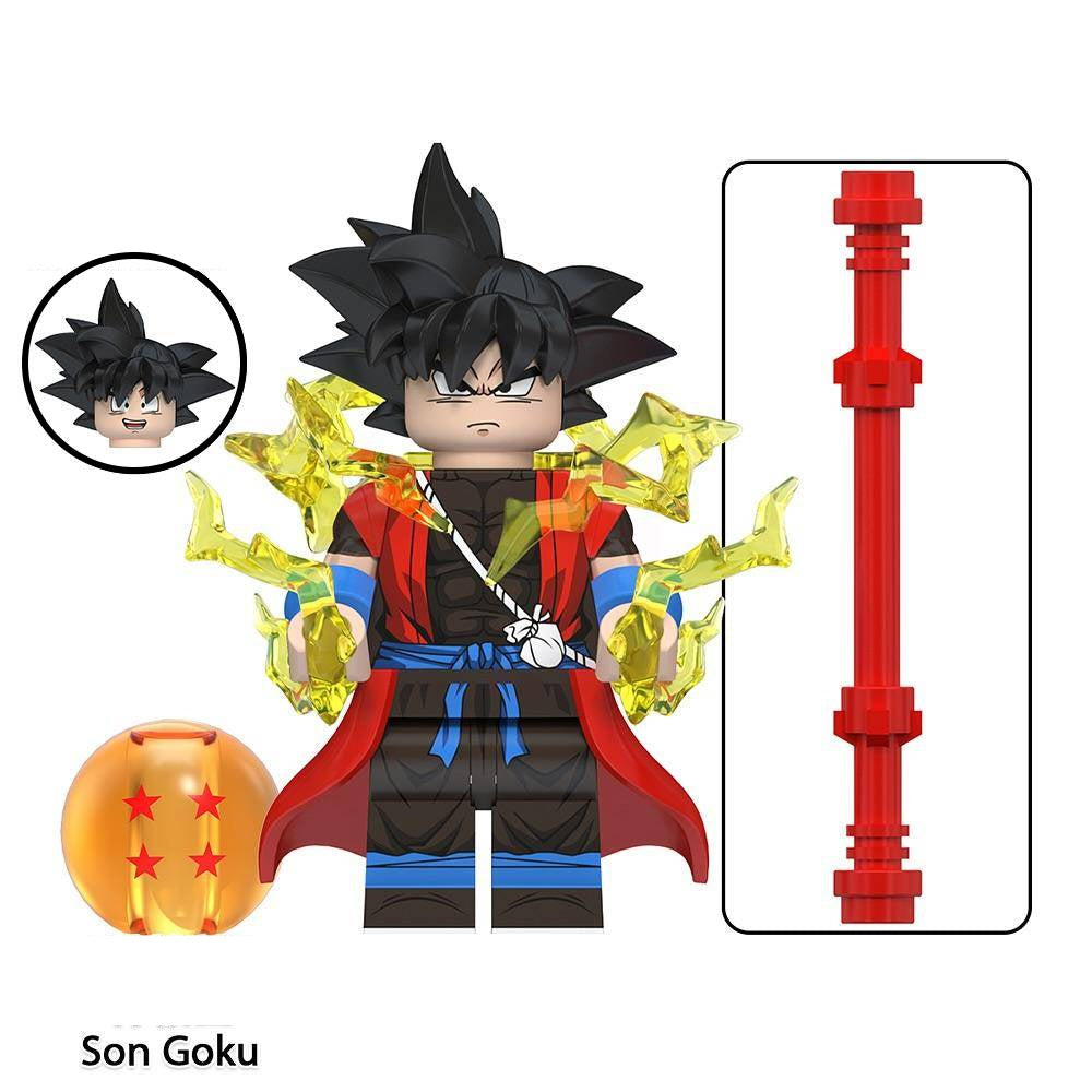 Dragonball Charakter - Klemmbaustein Custom Minifigur MOC