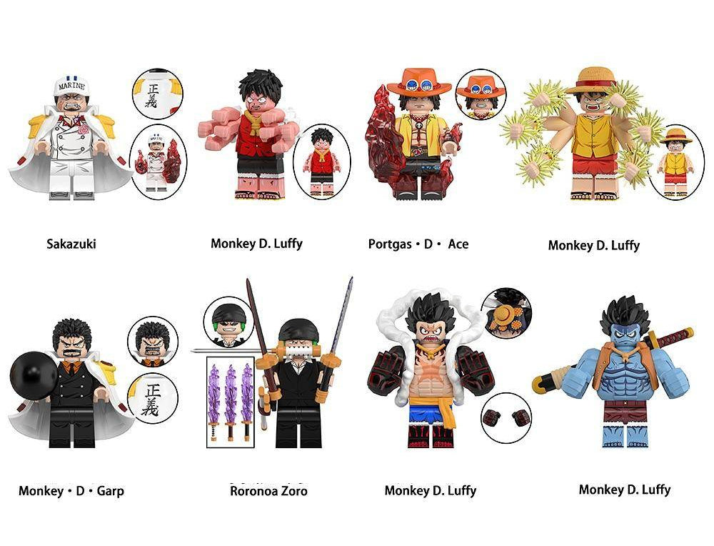 One Piece / Charakter - Klemmbaustein Custom Minifigur MOC