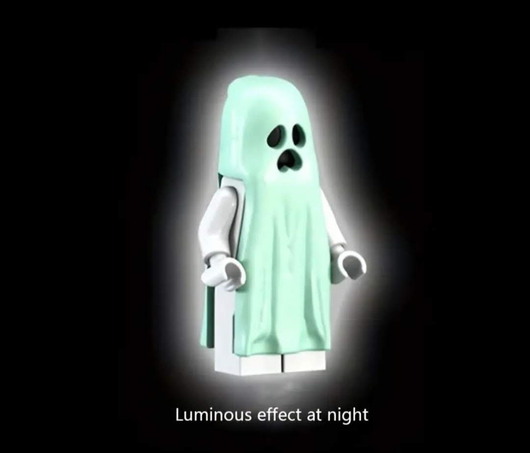 Geist (leuchtet im Dunkeln) Klemmbaustein Custom Minifigur MOC