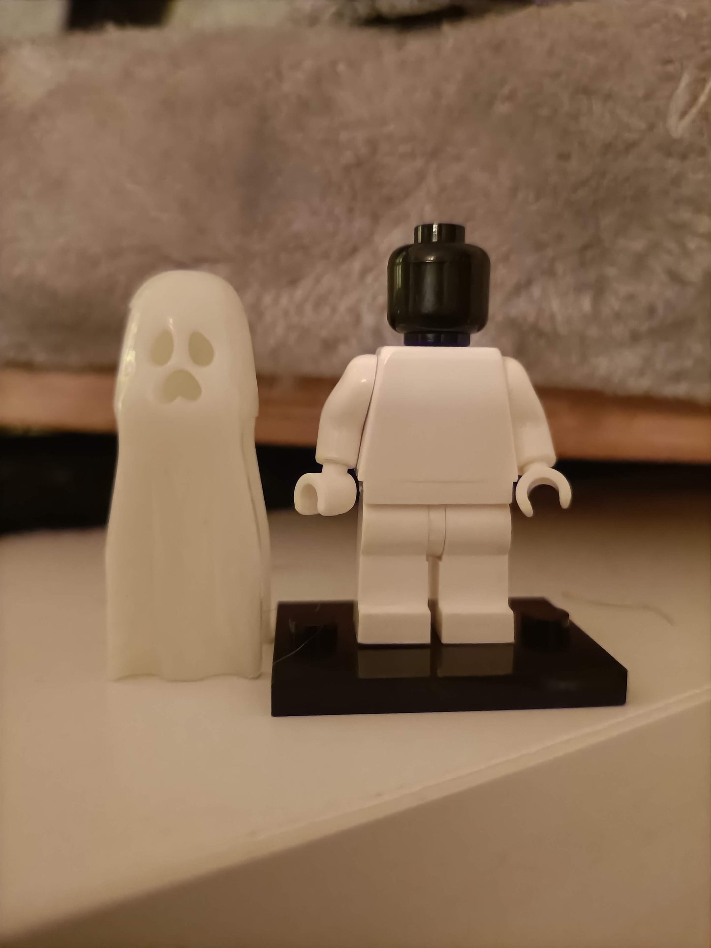 Geist (leuchtet im Dunkeln) Klemmbaustein Custom Minifigur MOC