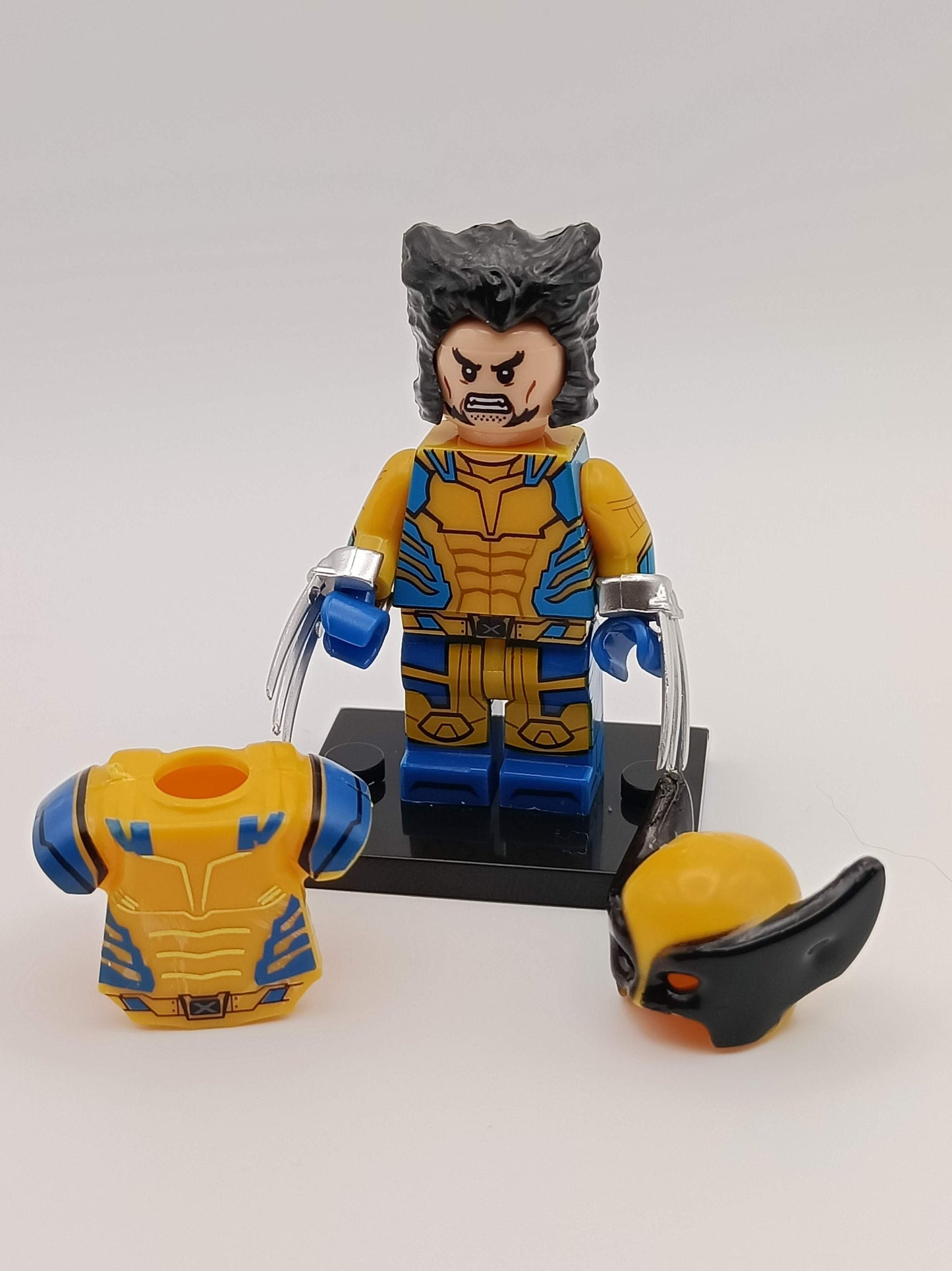 Deadpool / Wolverine - Klemmbaustein Custom Minifigur MOC