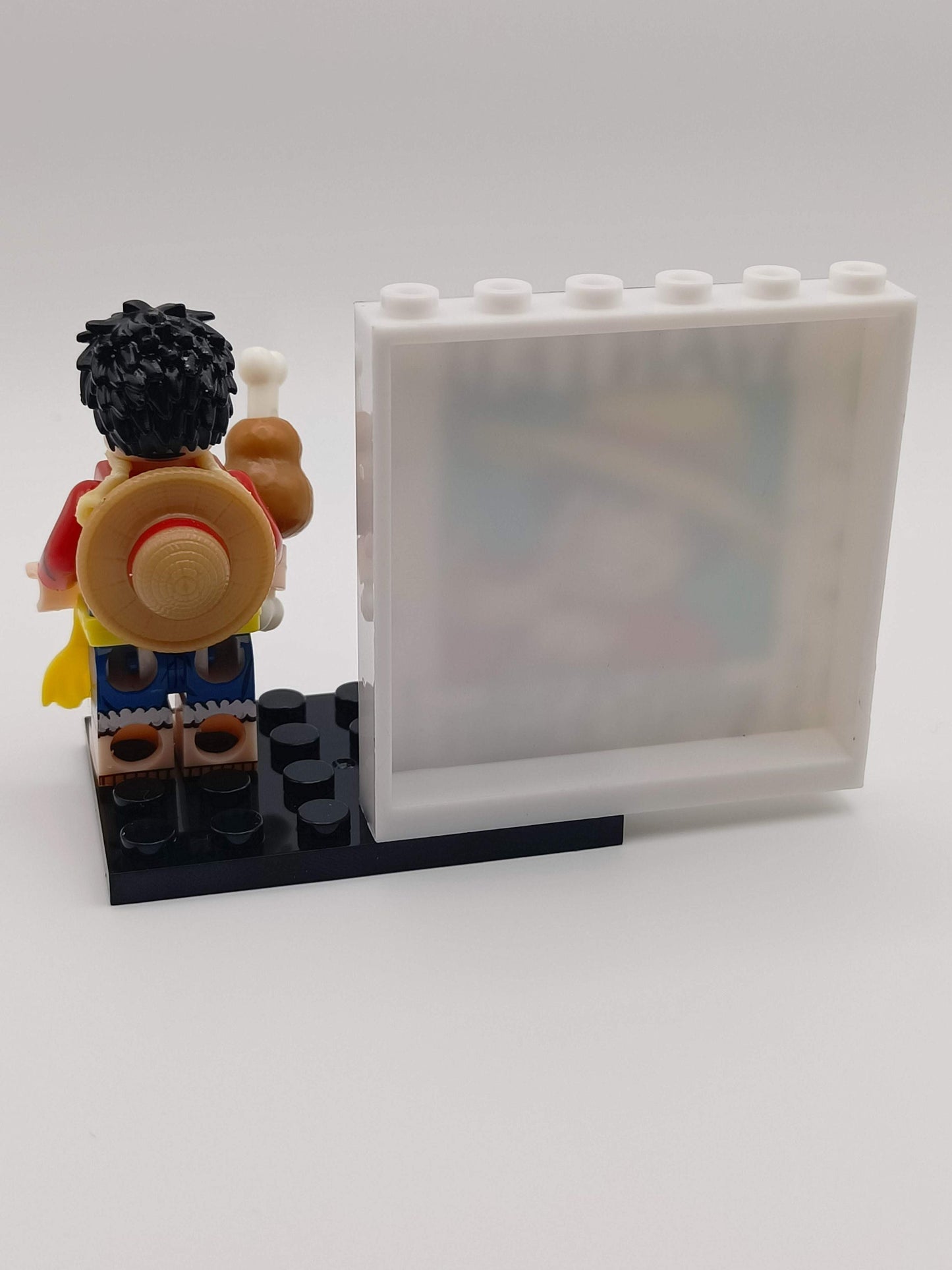 Luffy / Ruffy One Piece - Klemmbaustein Custom Minifigur MOC