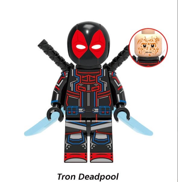 Deadpool - Klemmbaustein Custom Minifigur MOC