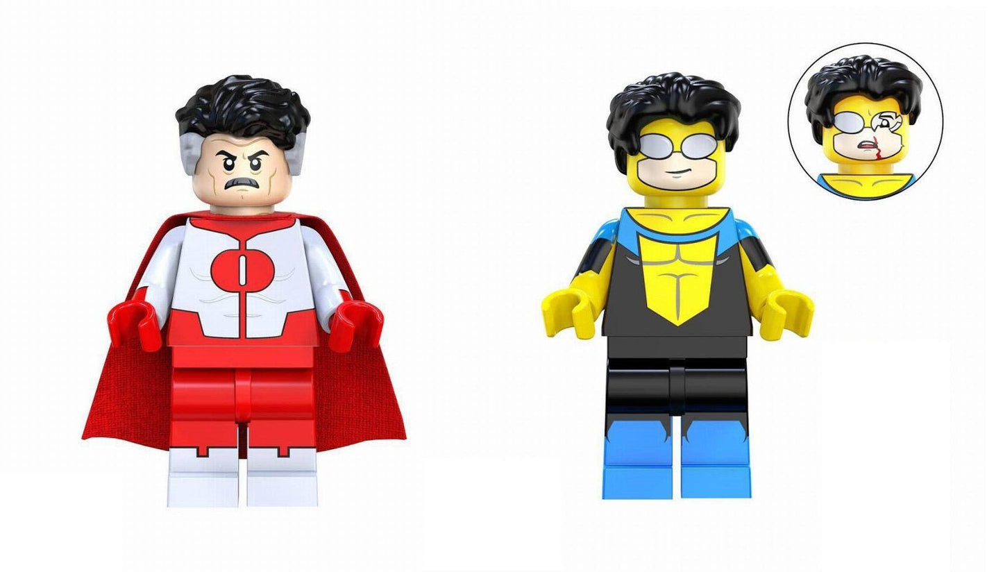 Omni Man / Invincible - Klemmbaustein Custom Minifigur MOC
