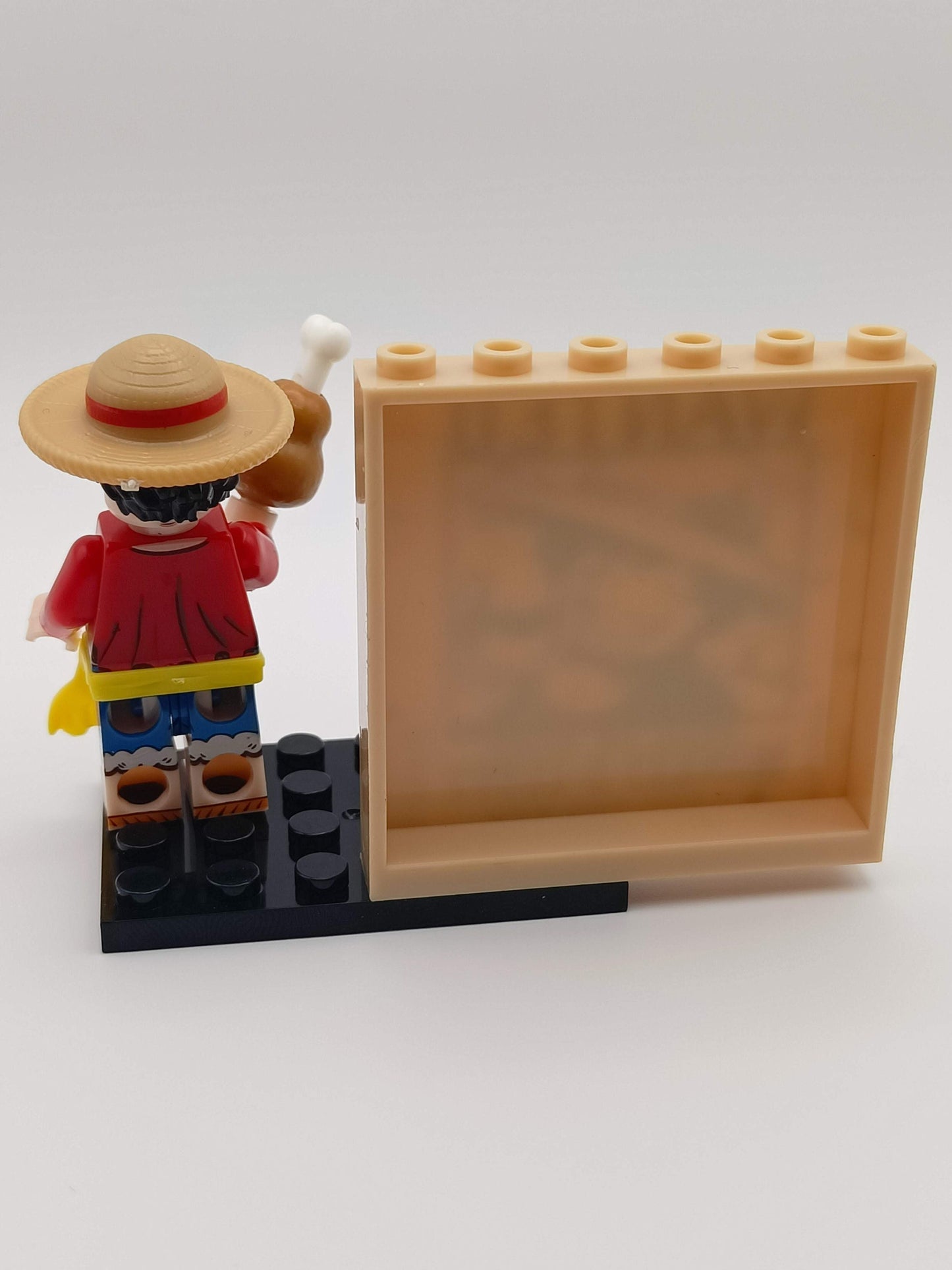 Luffy / Ruffy One Piece - Klemmbaustein Custom Minifigur MOC