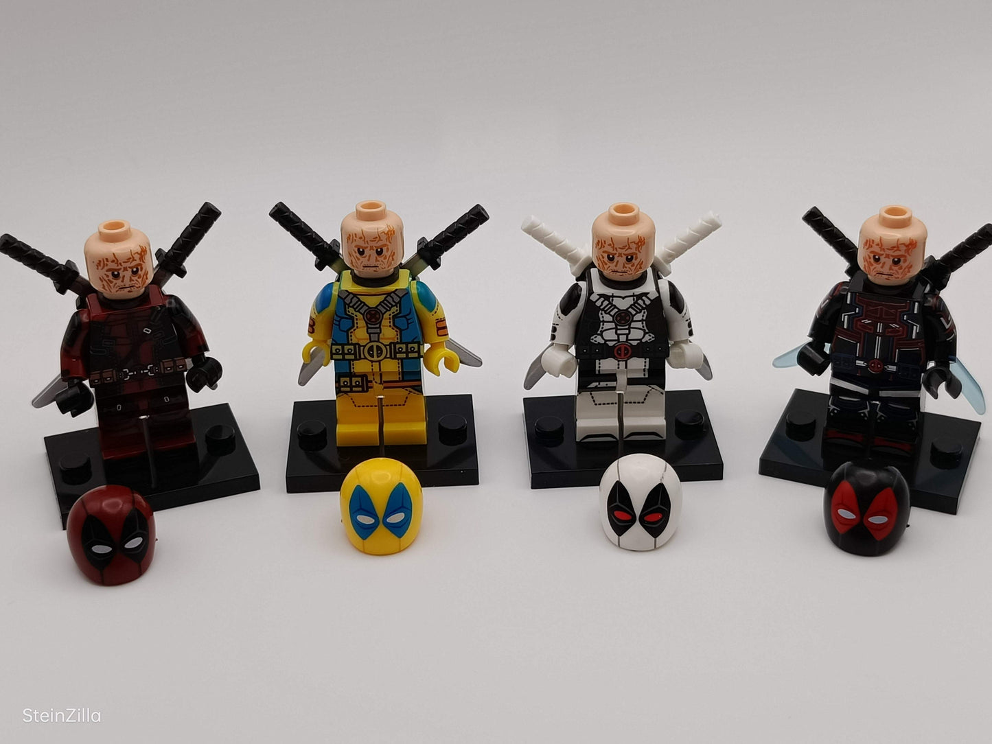 Deadpool - Klemmbaustein Custom Minifigur MOC