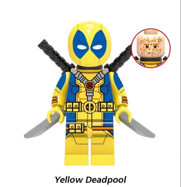 Deadpool - Klemmbaustein Custom Minifigur MOC
