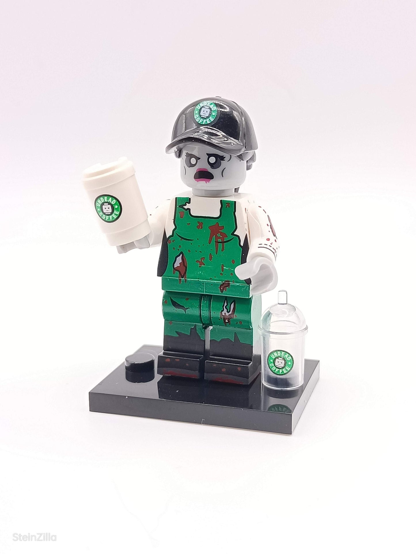 Zombie / Untote - Klemmbaustein Custom Minifigur MOC