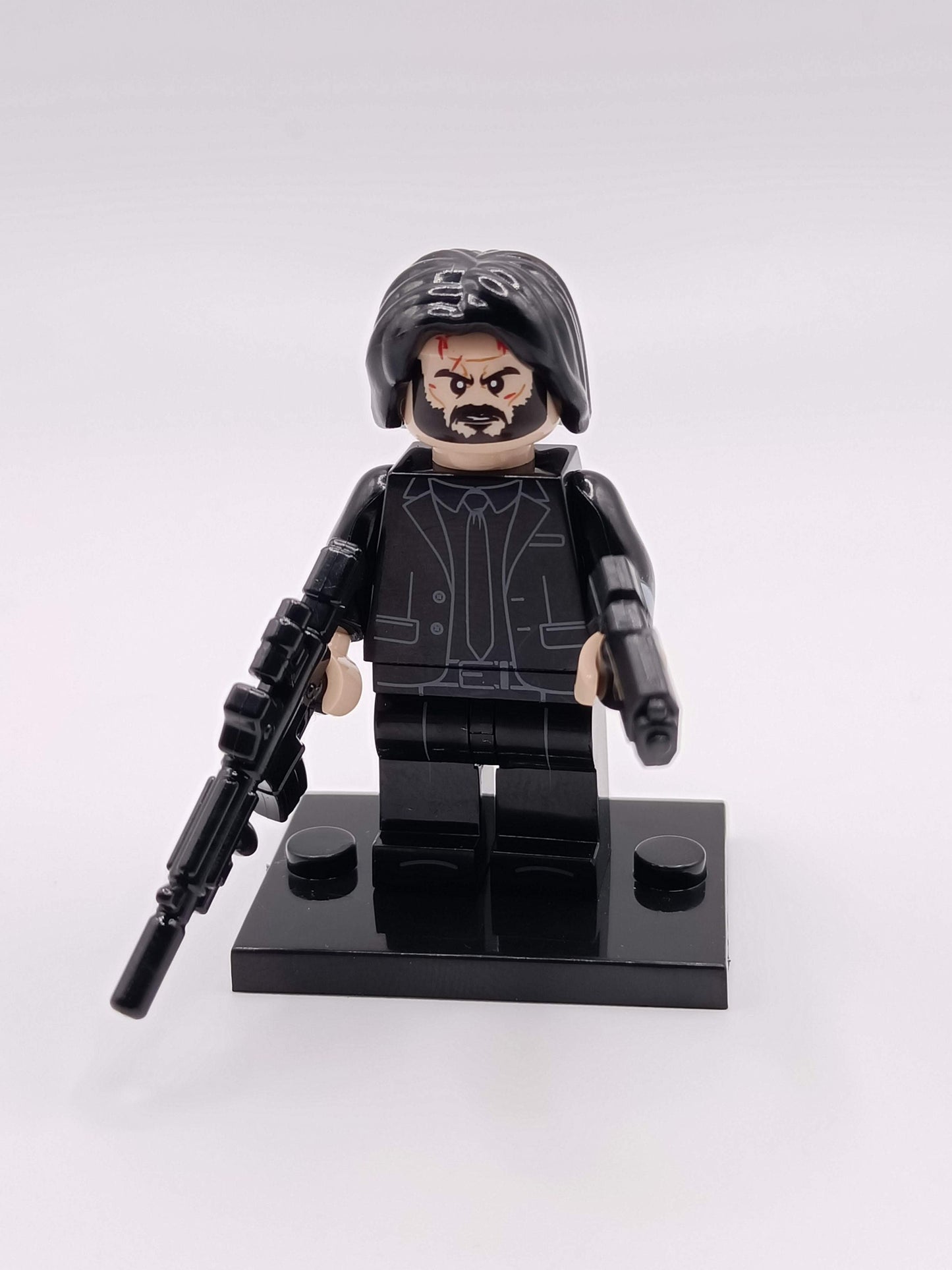 John Wick / Keanu Reeves - Klemmbaustein Custom Minifigur MOC