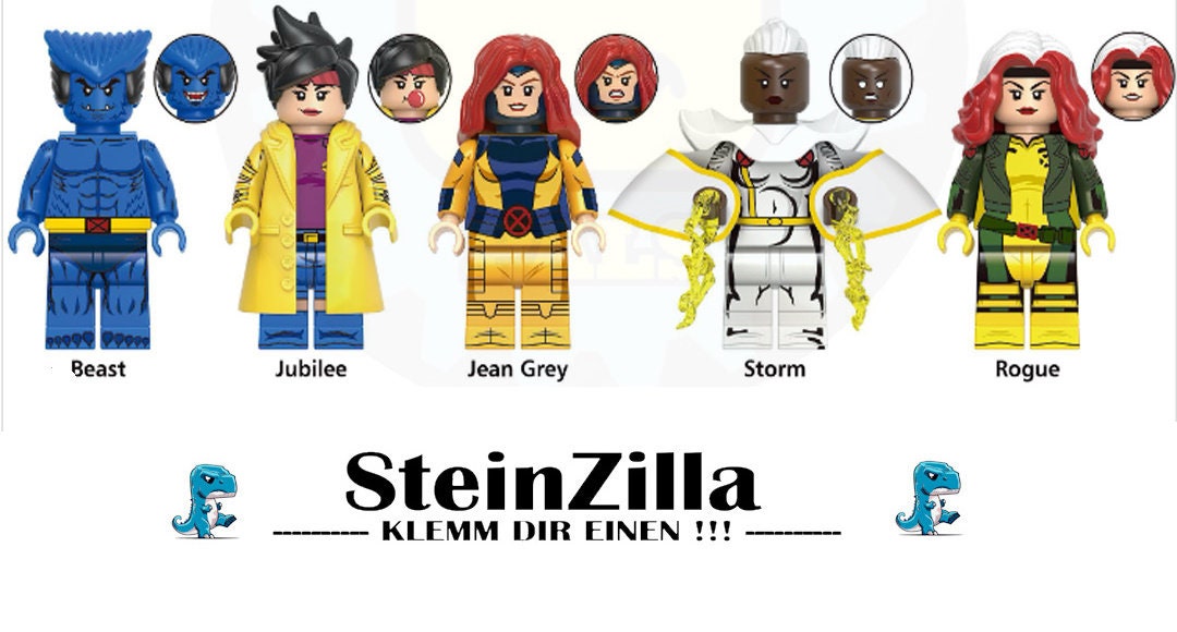 X-Men Charakter - Klemmbaustein Custom Minifigur MOC