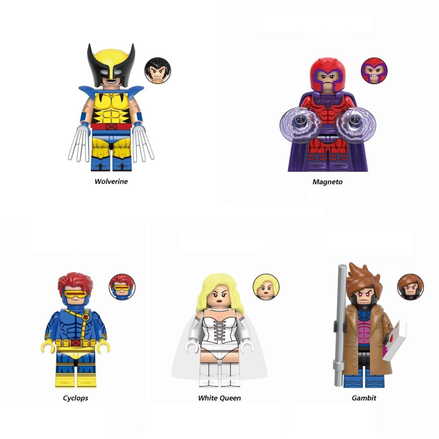 X-Men Charakter - Klemmbaustein Custom Minifigur MOC