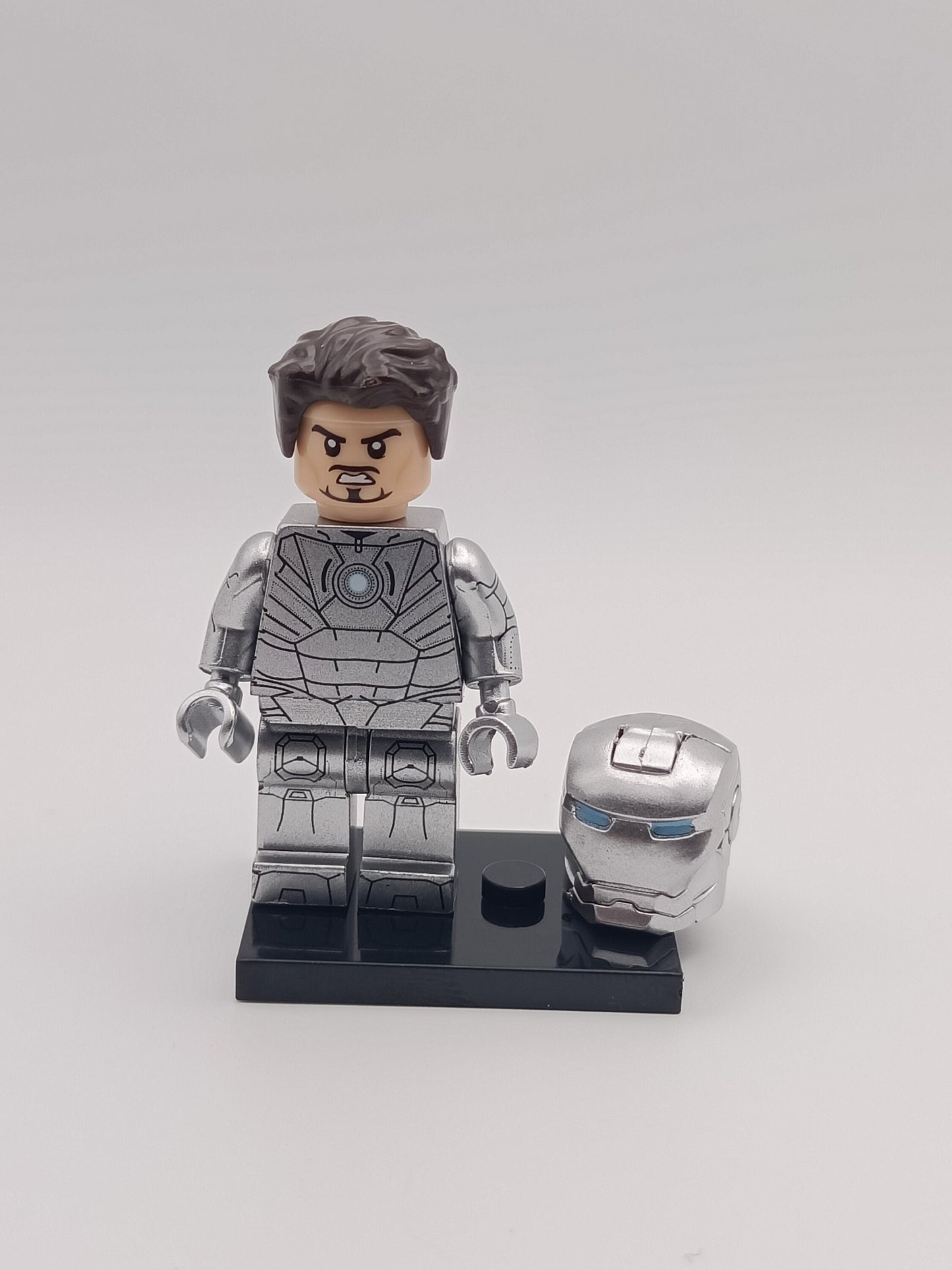 Iron Man / MK2/7/21 - Klemmbaustein Custom Minifigur MOC