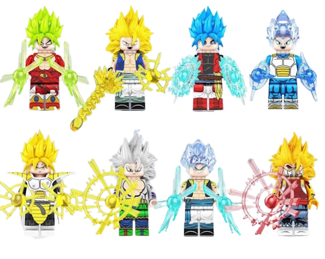Dragonball Charakter - Klemmbaustein Custom Minifigur MOC