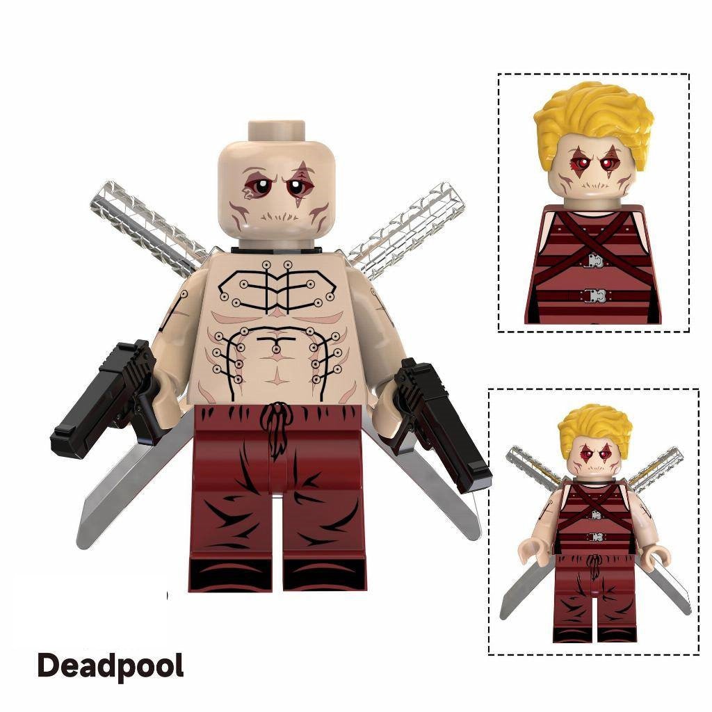 Deadpool X-Men Origins / Klemmbaustein Custom Minifigur MOC