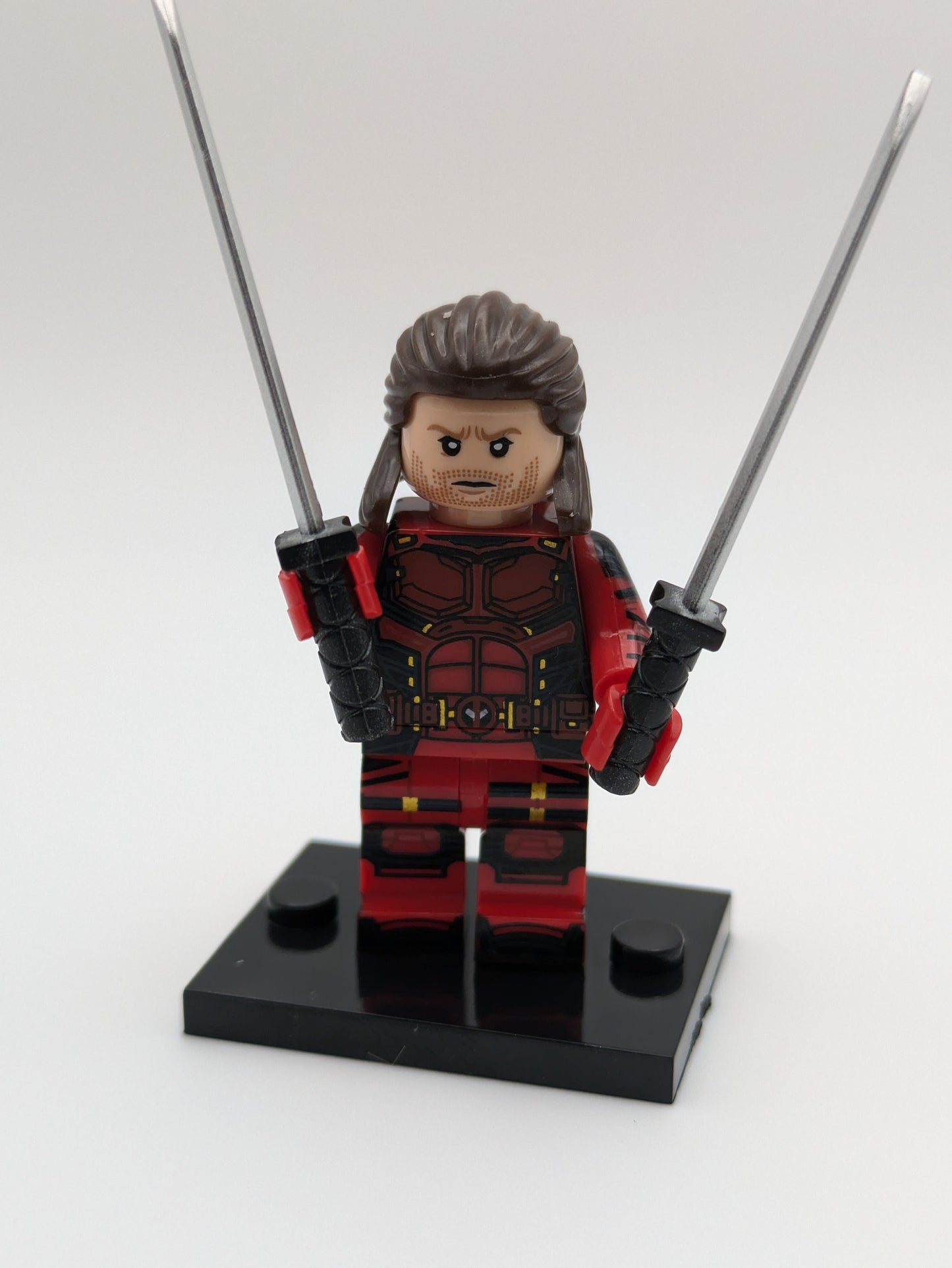 Deadpool & Wolverine - Klemmbaustein Custom Minifigur MOC