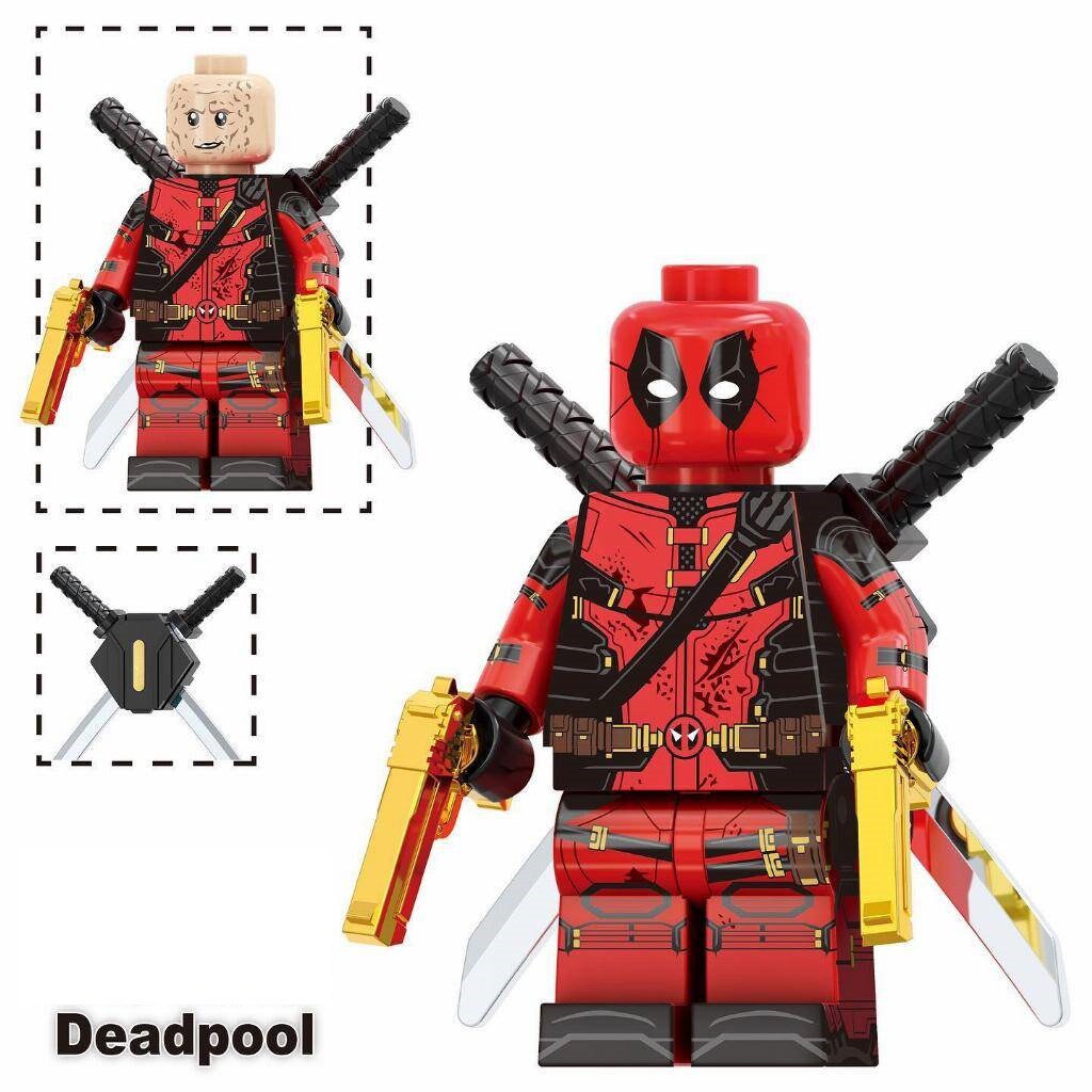 Deadpool - Klemmbaustein Custom Minifigur MOC