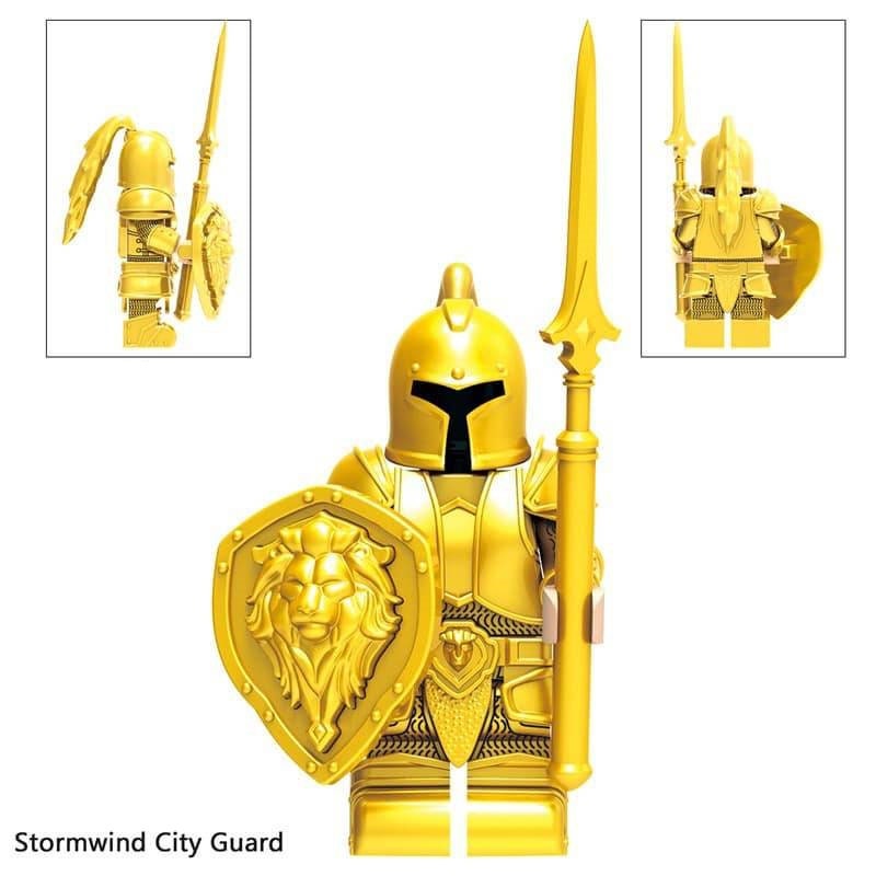 World of Warcraft Stormwind Wächter - Klemmbaustein Custom Minifigur MOC