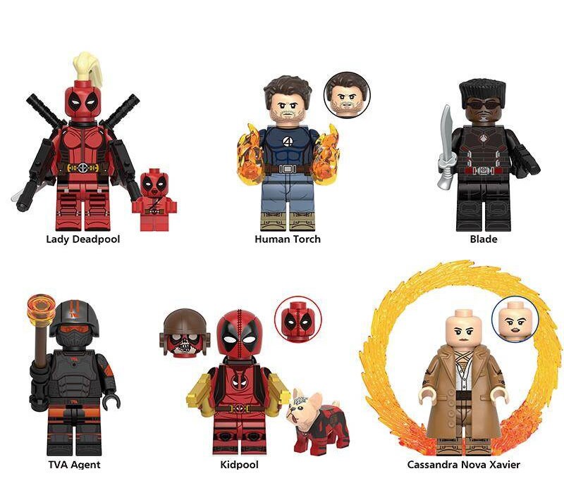 Deadpool & Wolverine Charakter - Klemmbaustein Custom Minifigur MOC