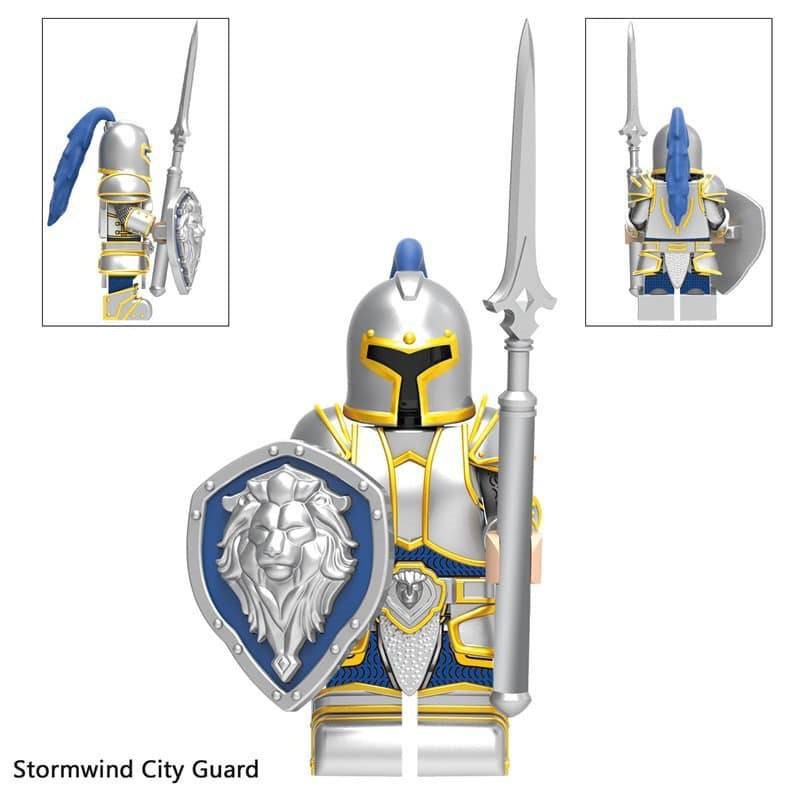 World of Warcraft Stormwind Wächter - Klemmbaustein Custom Minifigur MOC