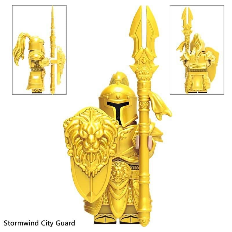 World of Warcraft Stormwind Wächter - Klemmbaustein Custom Minifigur MOC