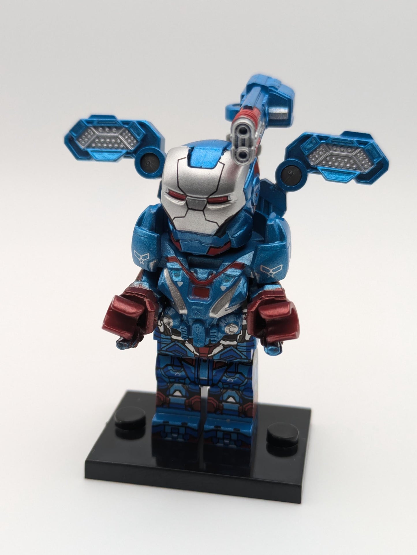 War Machine / Iron Patriot - Klemmbaustein Custom Minifigur MOC