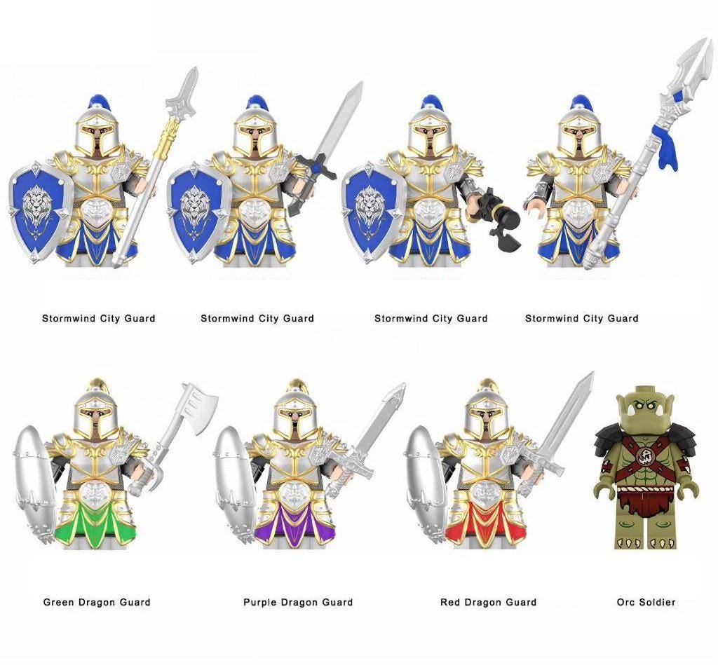 World of Warcraft Stormwind Wächter - Klemmbaustein Custom Minifigur MOC