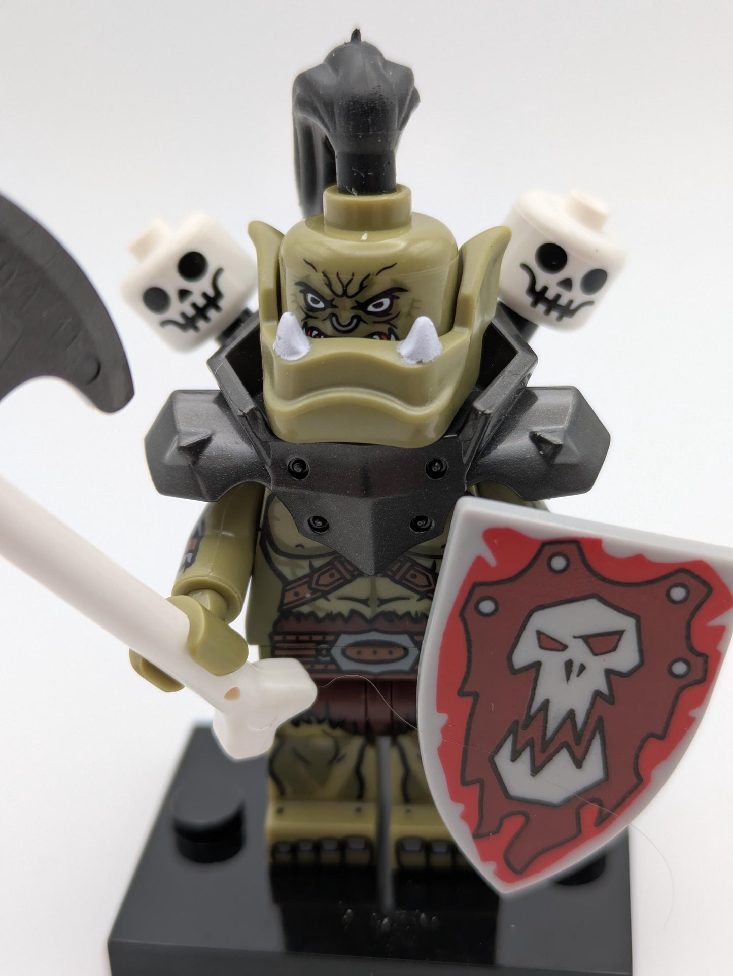 World of Warcraft Orc - Klemmbaustein Custom Minifigur MOC