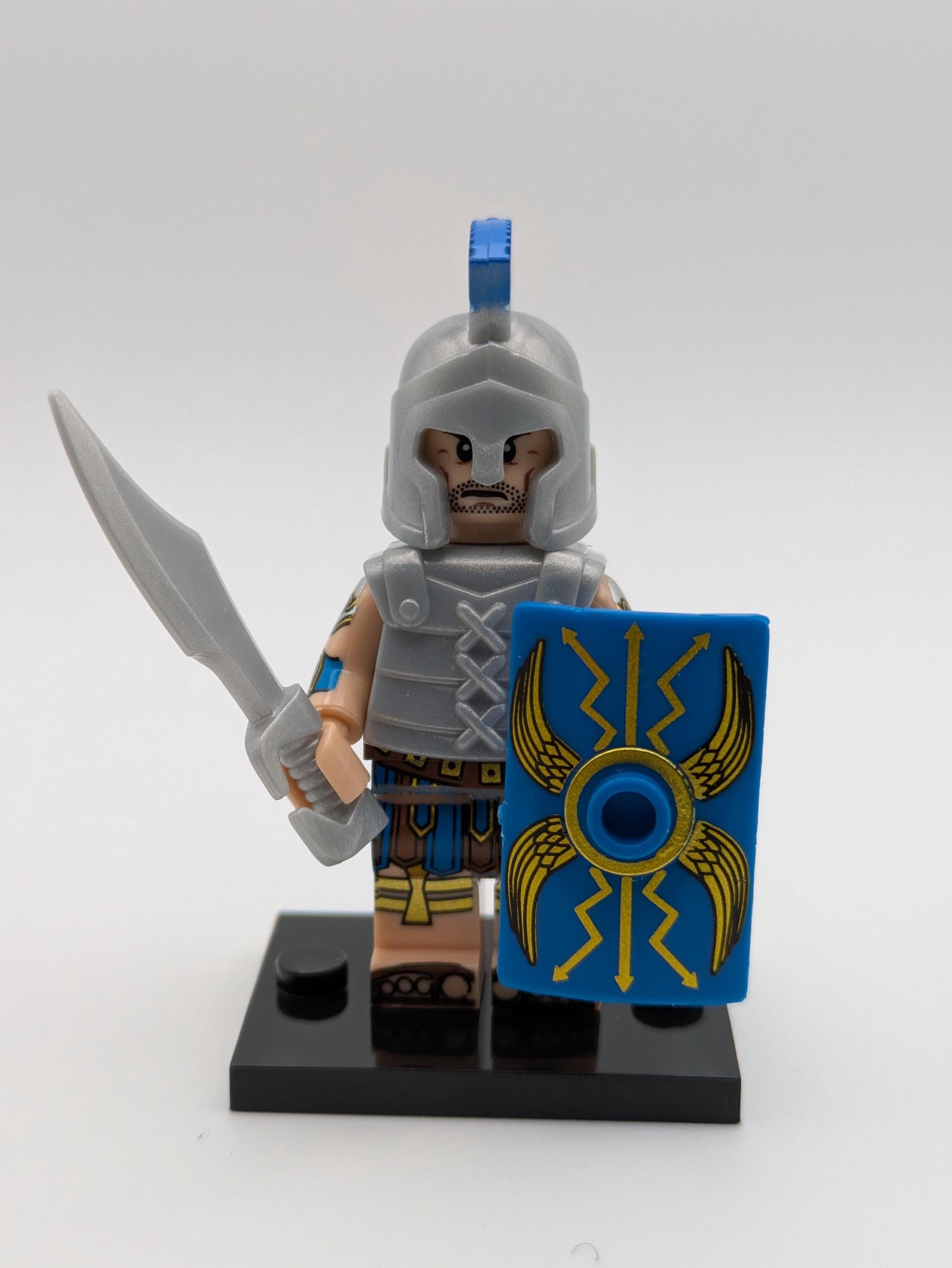 Soldaten Krieger Rom / Mittelalter - Klemmbaustein Custom Minifigur MOC