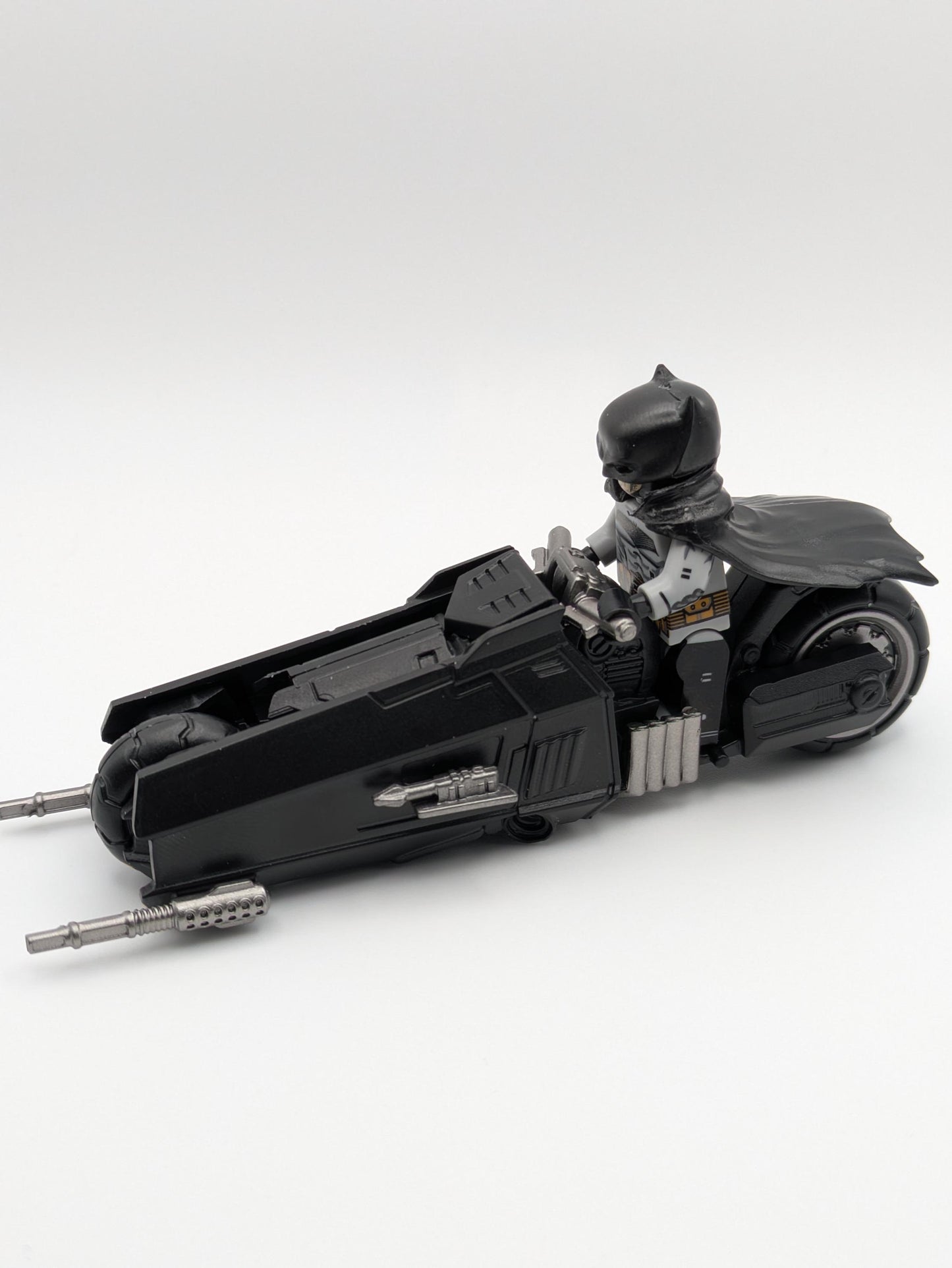 Batman Bike Charakter - Klemmbaustein Custom Minifigur MOC