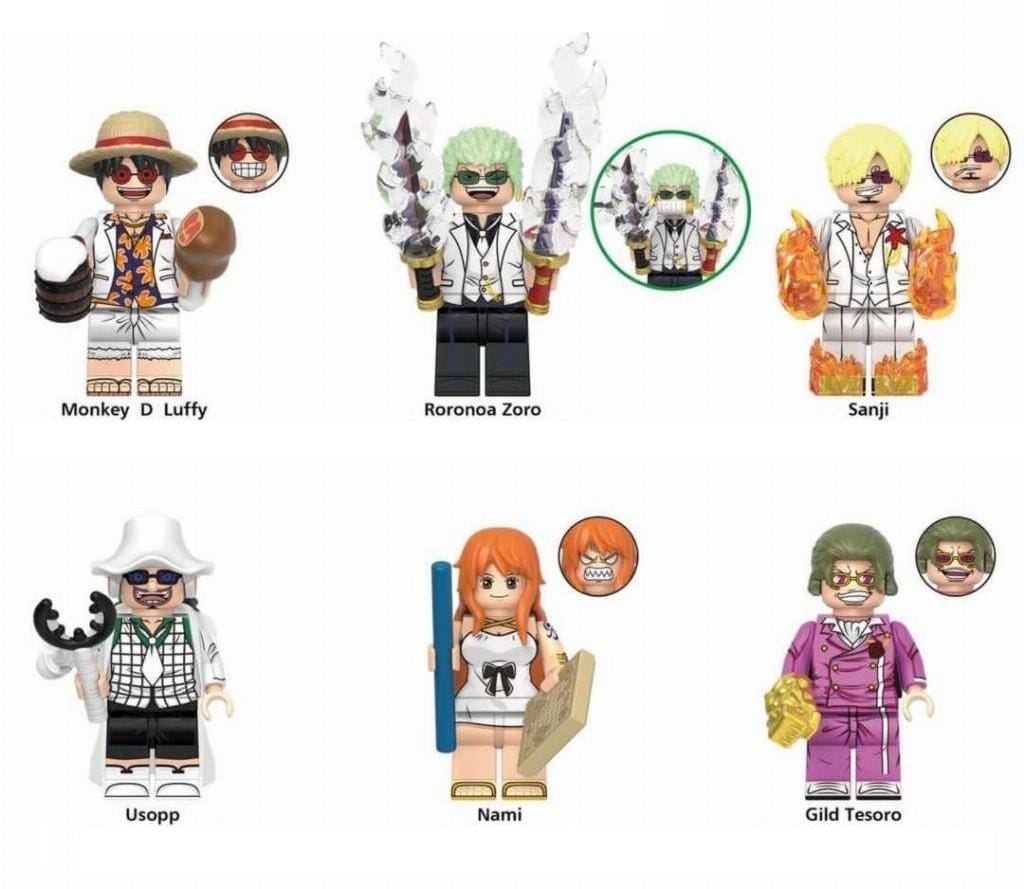 One Piece / Charakter - Klemmbaustein Custom Minifigur MOC