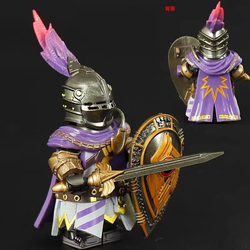 Sir Galahad / Soldat / Klemmbaustein Custom Minifigur MOC