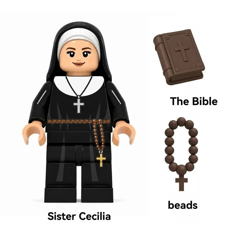 Kirche Charakter - Klemmbaustein Custom Minifigur MOC