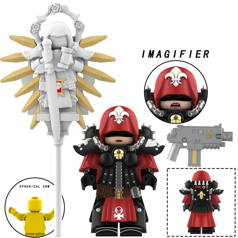 Warhammer 40k / Sister of Battle - Brick Custom Minifigure MOC