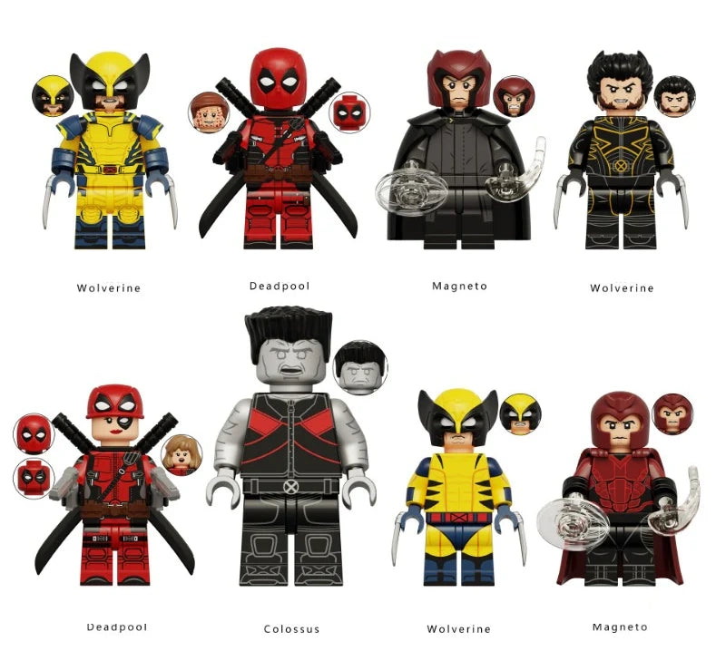 X-Men Charakter -  Klemmbaustein Custom Minifigur MOC