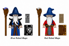 Mittelalter Magier - Klemmbaustein Custom Minifigur MOC