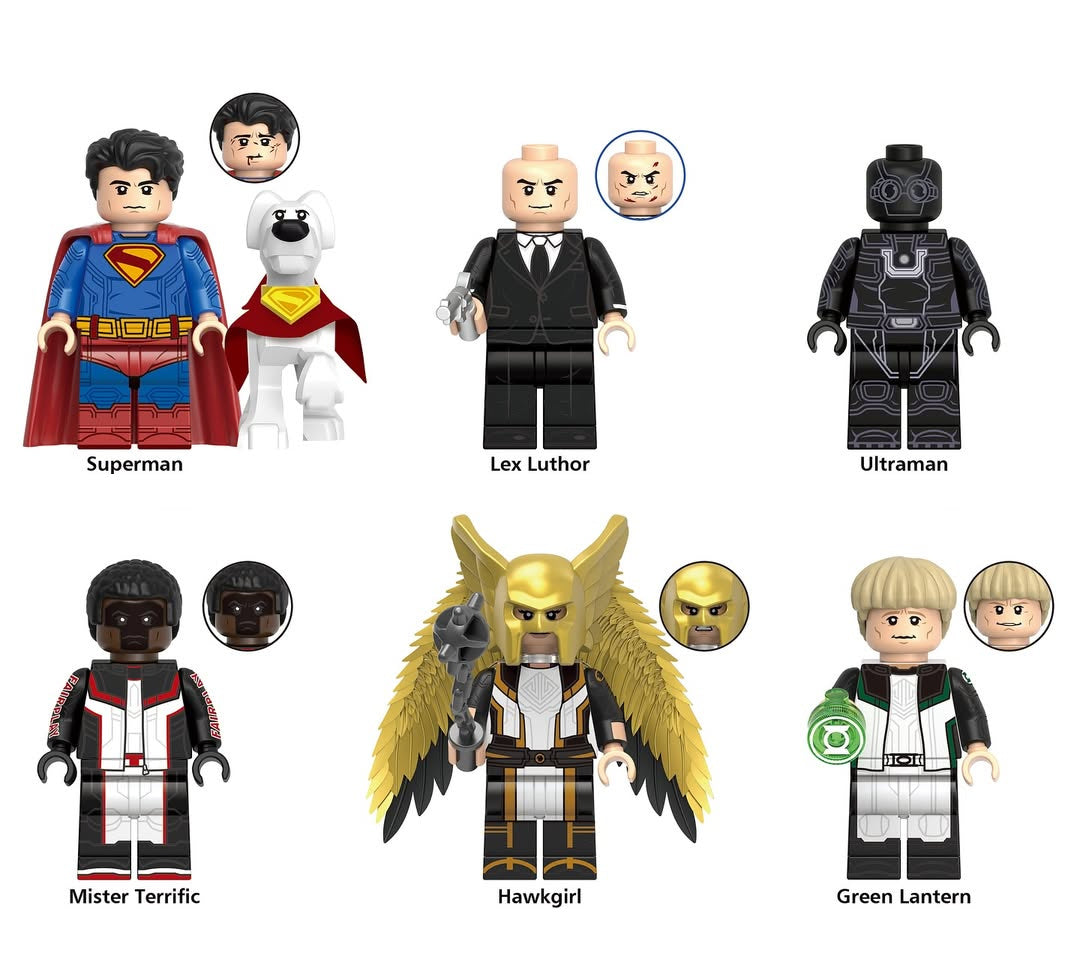 Superman 2025 / DC /  Klemmbaustein Custom Minifigur MOC