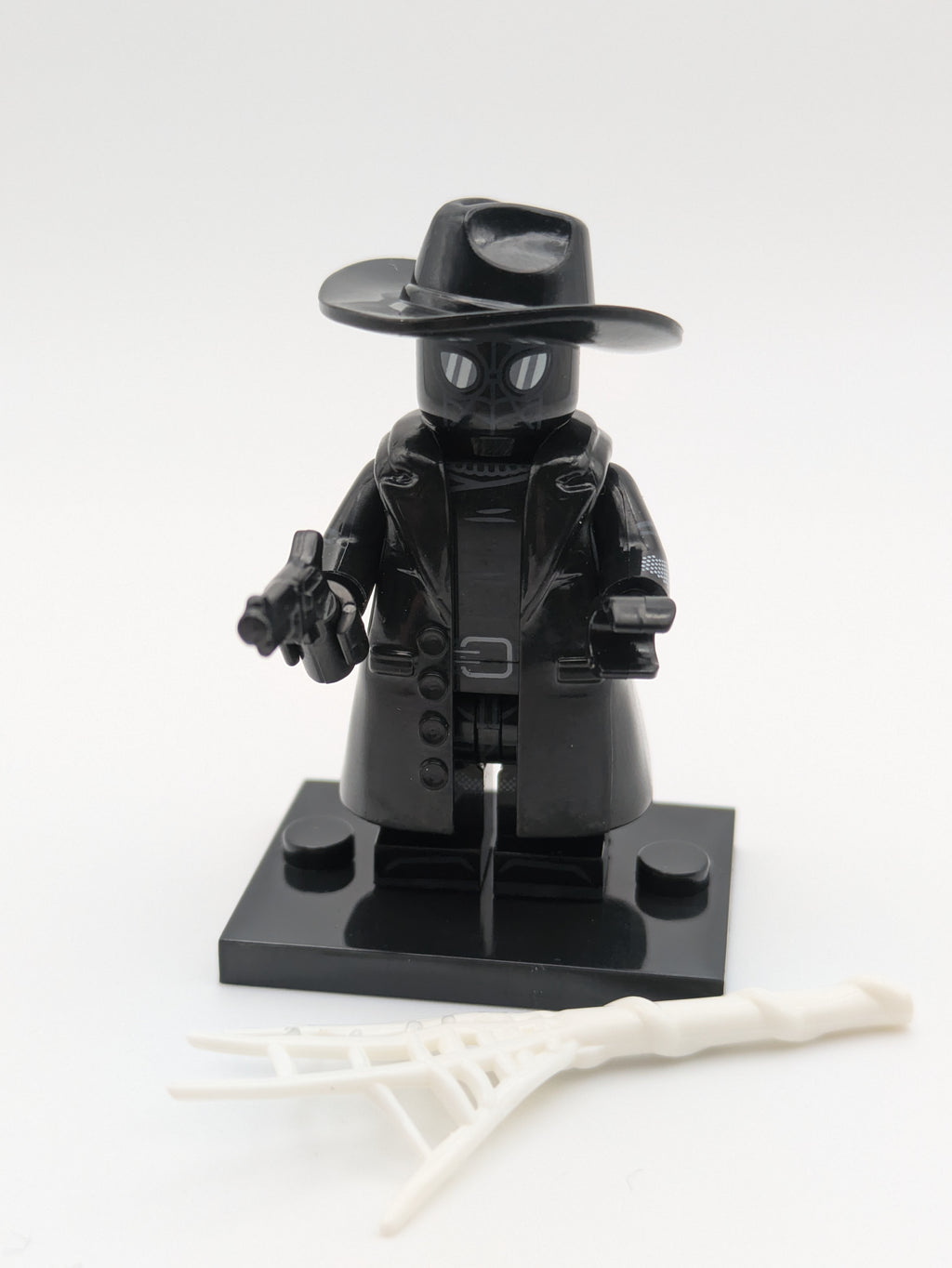Spider-man Noir / Klemmbaustein Custom Minifigur MOC