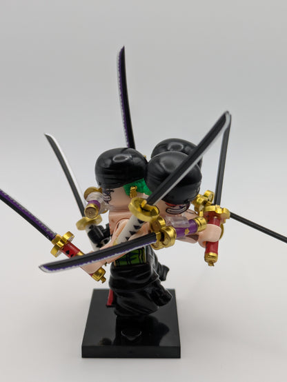 One Piece / Roronoa Zoro - Klemmbaustein Custom Minifigur MOC