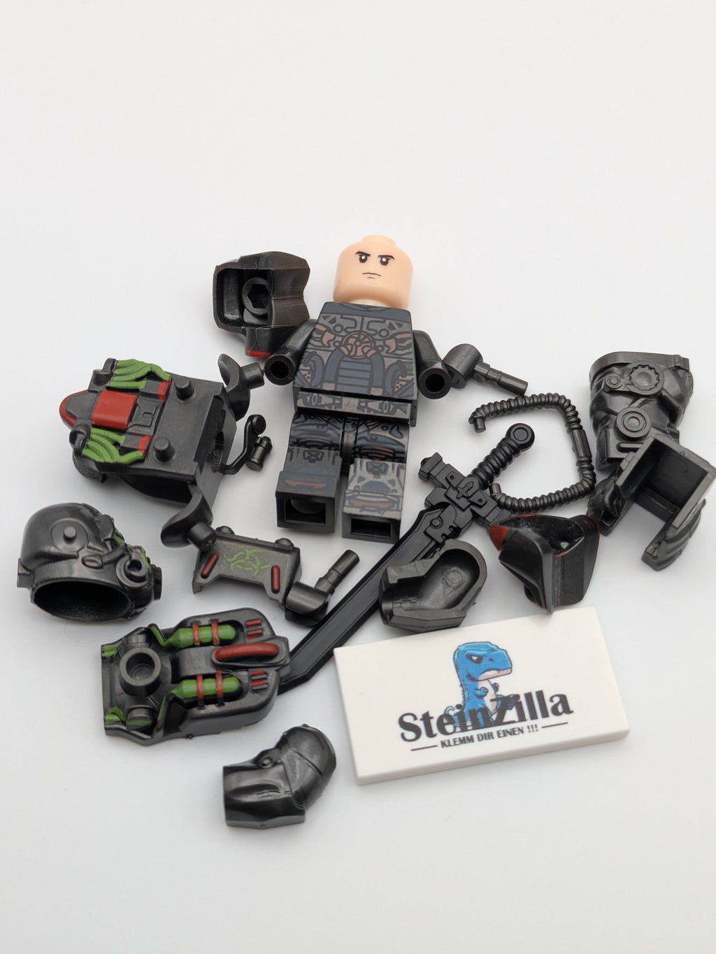 Fallout / T60 Armor Radiation - Brick Custom Minifigure MOC