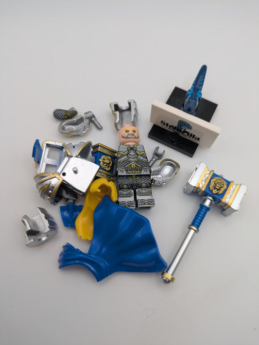 World of Warcraft Arthas - Klemmbaustein Custom Minifigur MOC