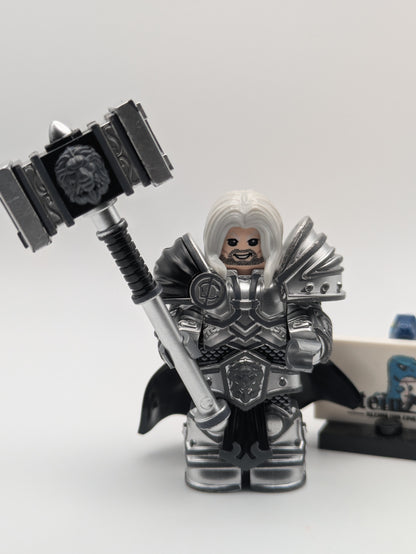 World of Warcraft Arthas - Klemmbaustein Custom Minifigur MOC