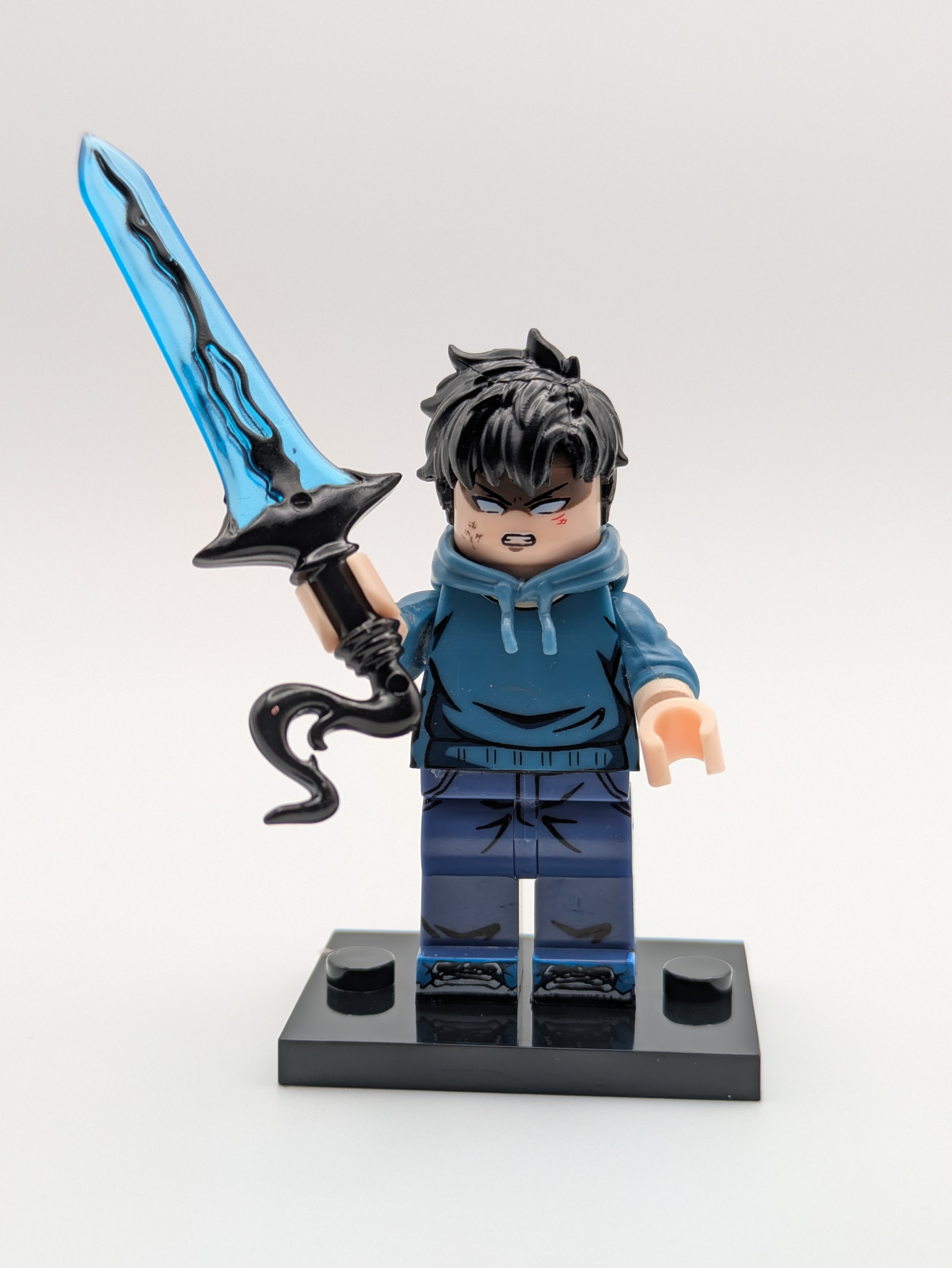 Solo Leveling Charakter - Klemmbaustein Custom Minifigur MOC