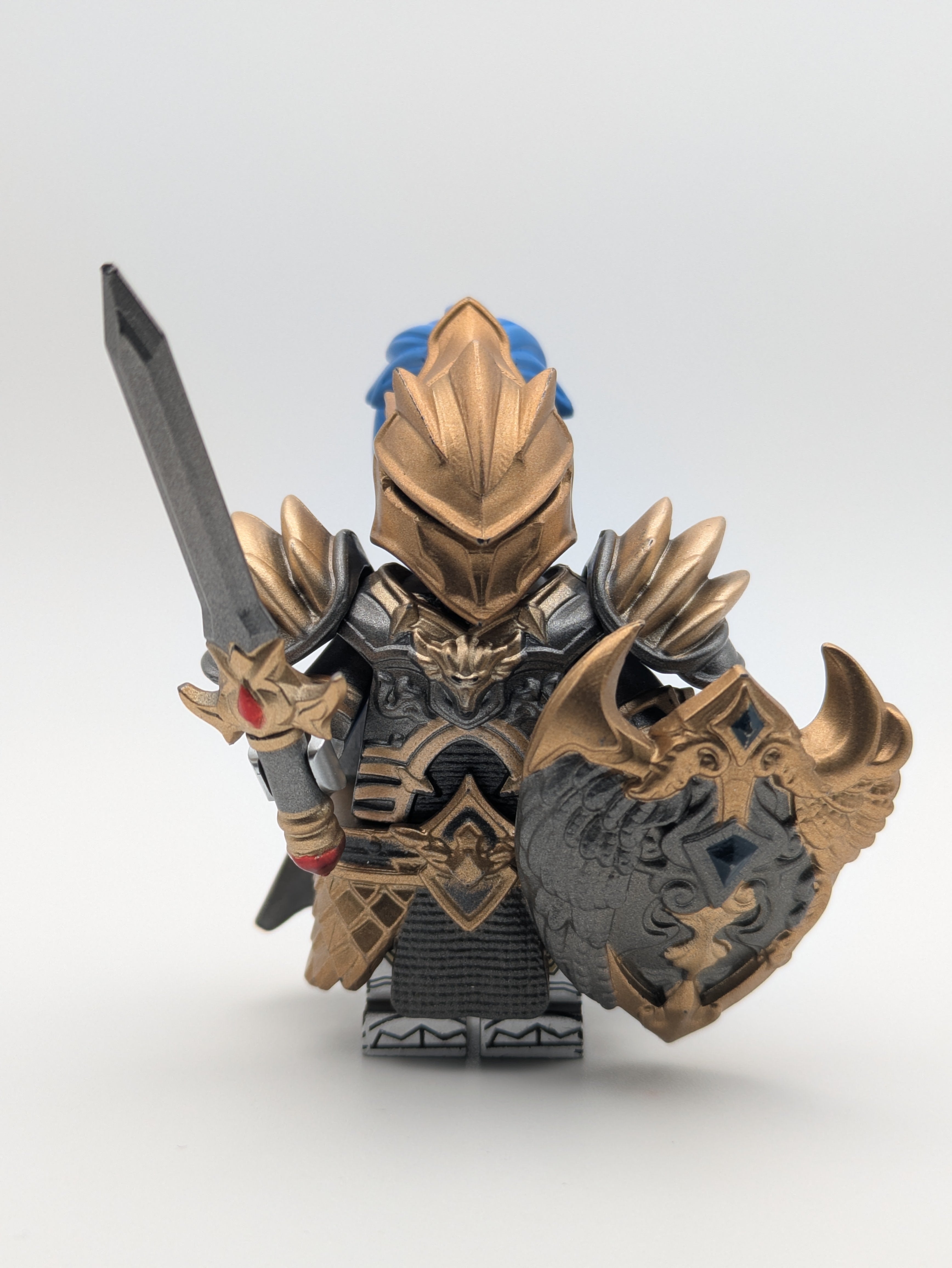 Lancelot Kai / Soldat / Klemmbaustein Custom Minifigur MOC
