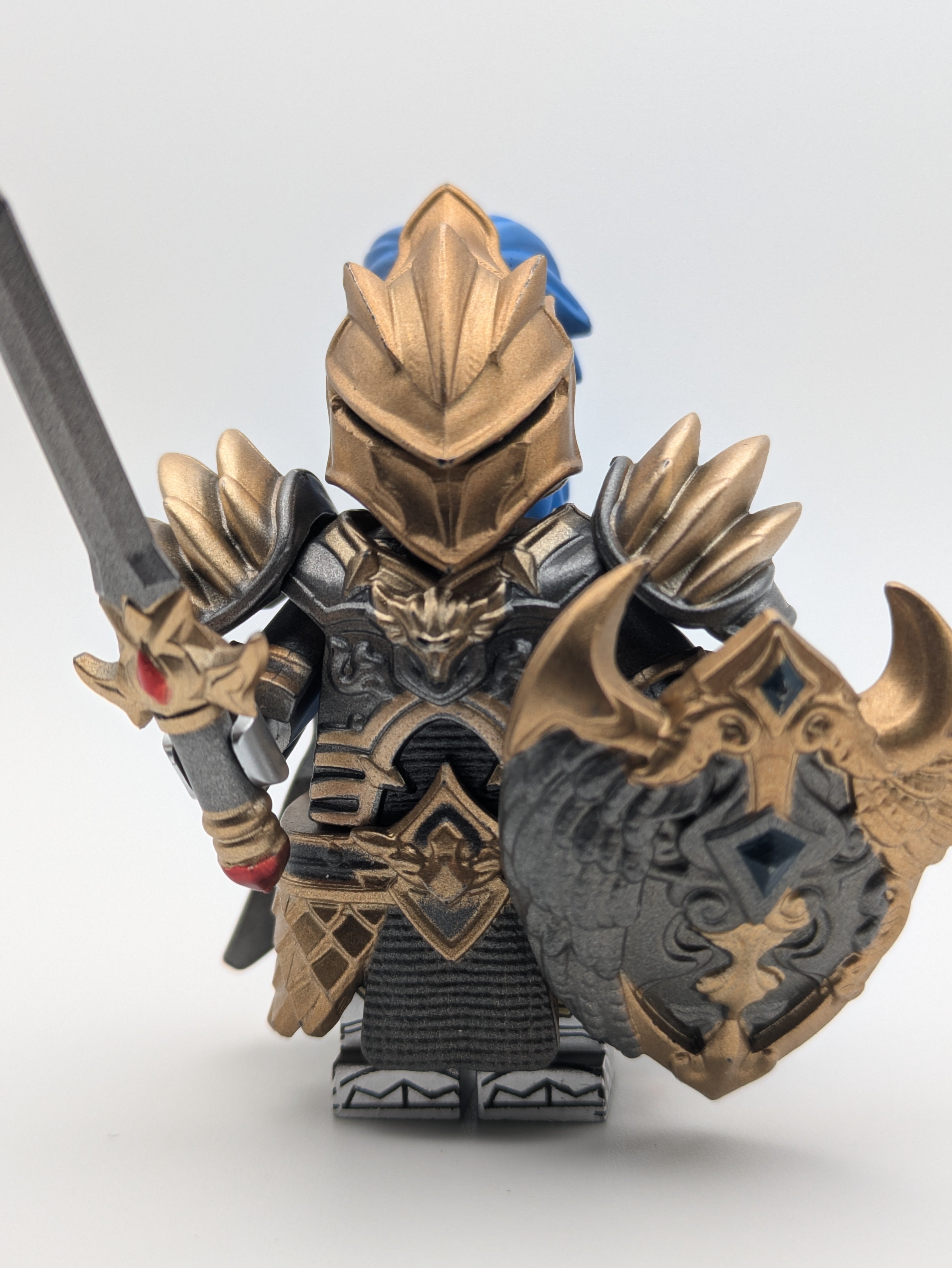Lancelot Kai / Soldat / Klemmbaustein Custom Minifigur MOC