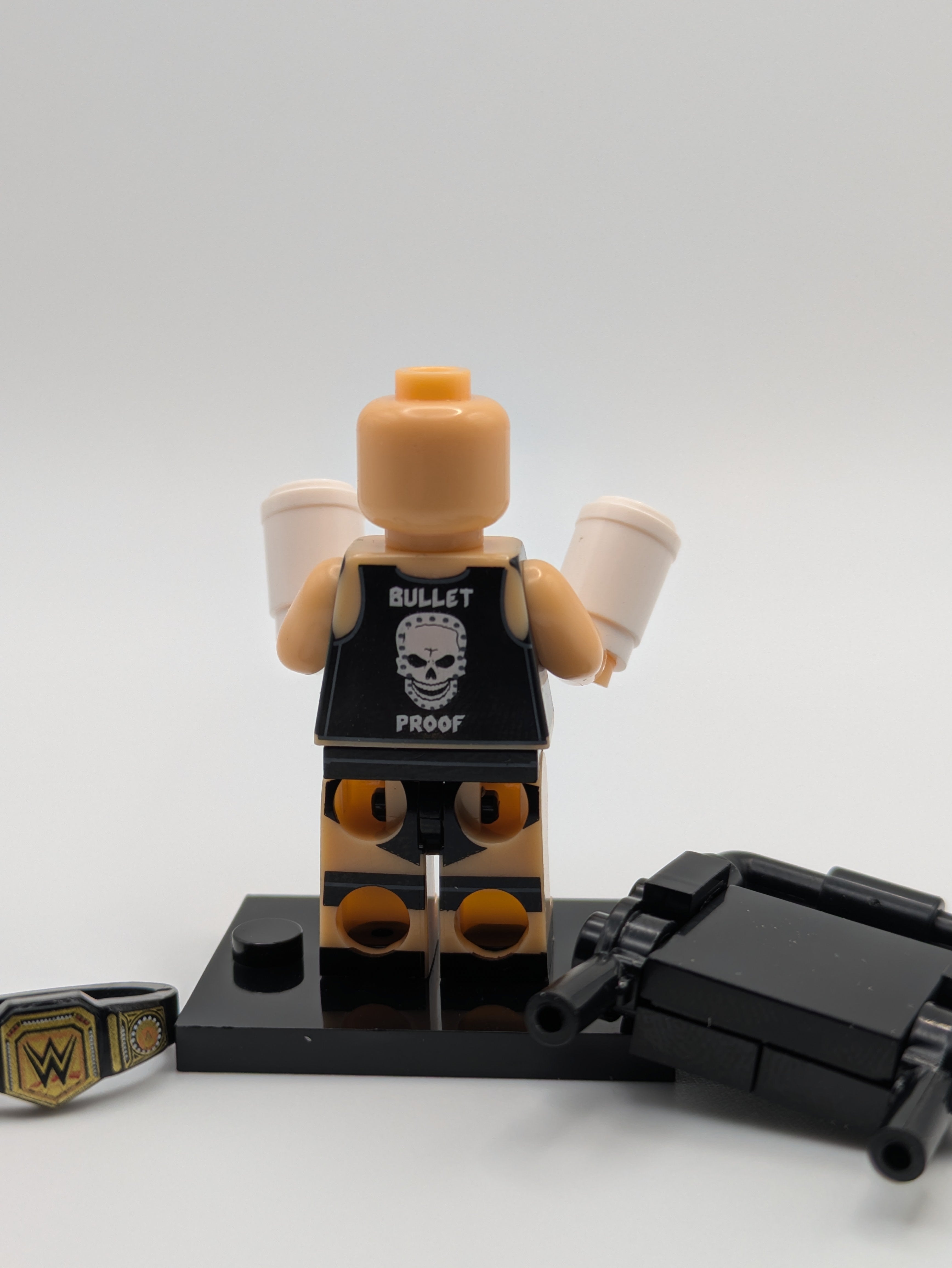 Wrestling Charakter - Klemmbaustein Custom Minifigur MOC