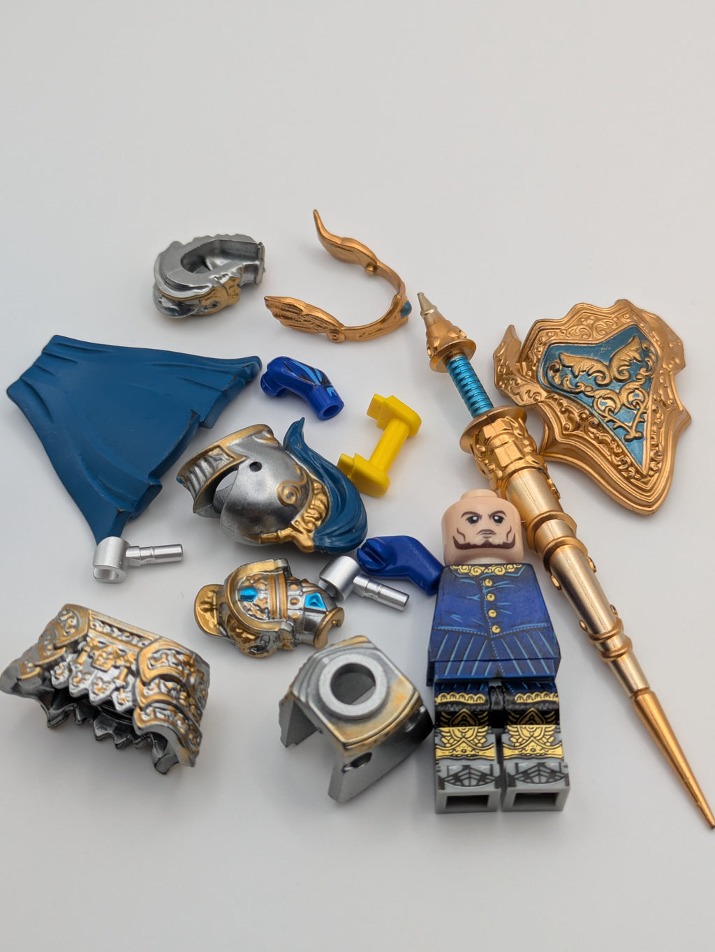 Lancelot / Soldat / Klemmbaustein Custom Minifigur MOC