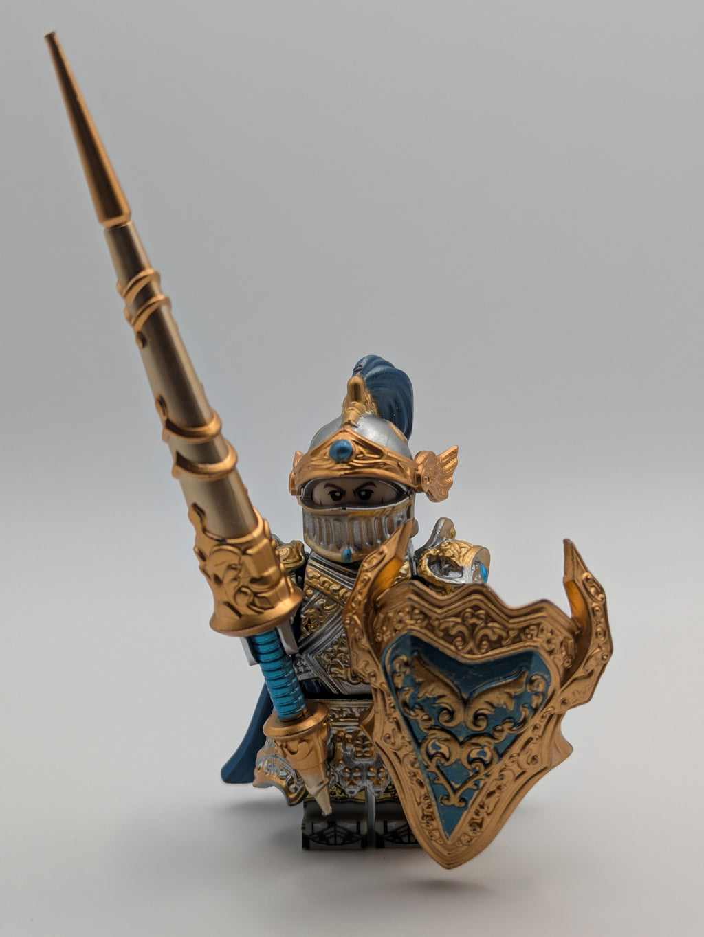 Lancelot / Soldat / Klemmbaustein Custom Minifigur MOC
