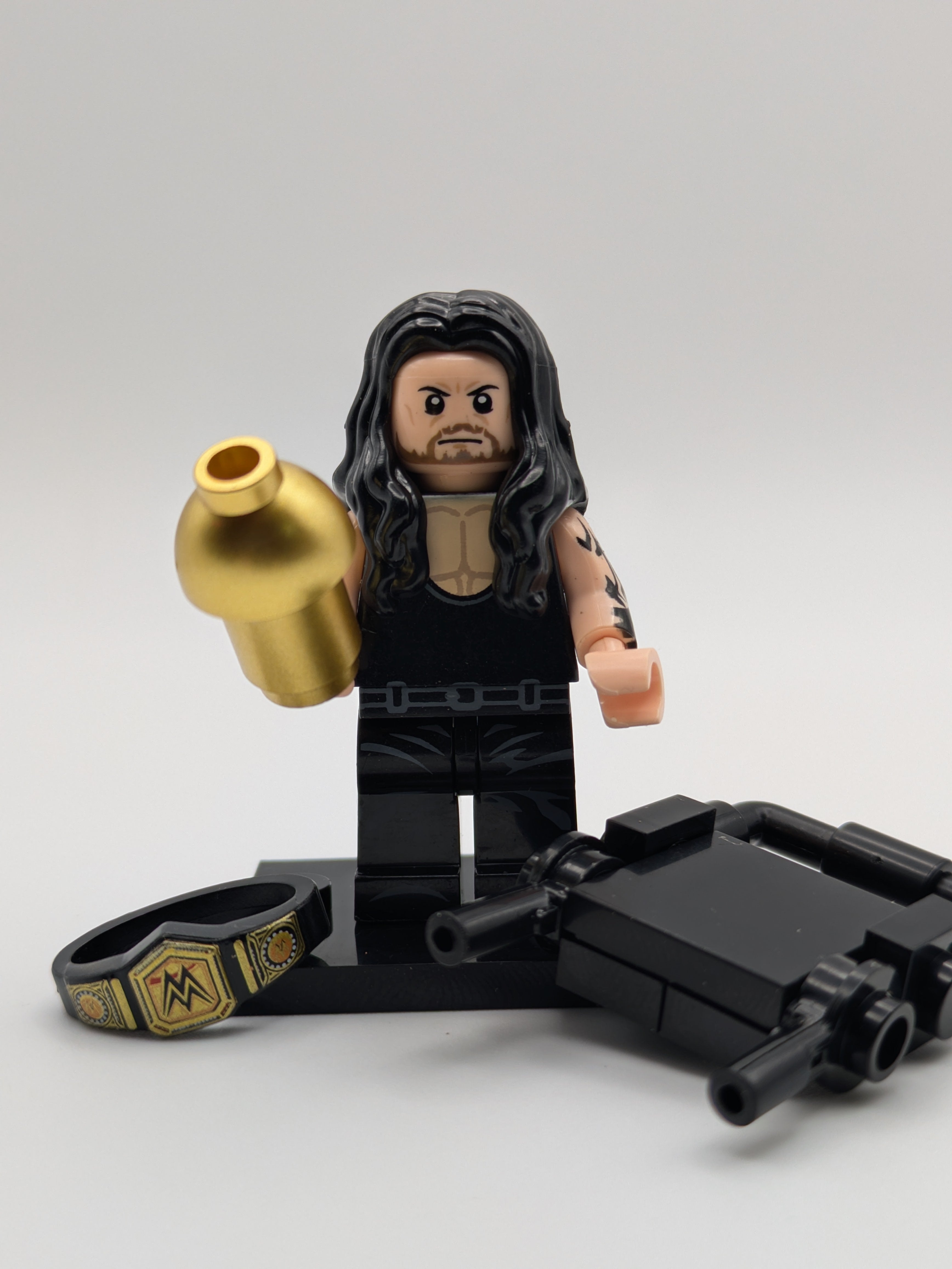 Wrestling Character - Brick-Built Custom Minifigure MOC