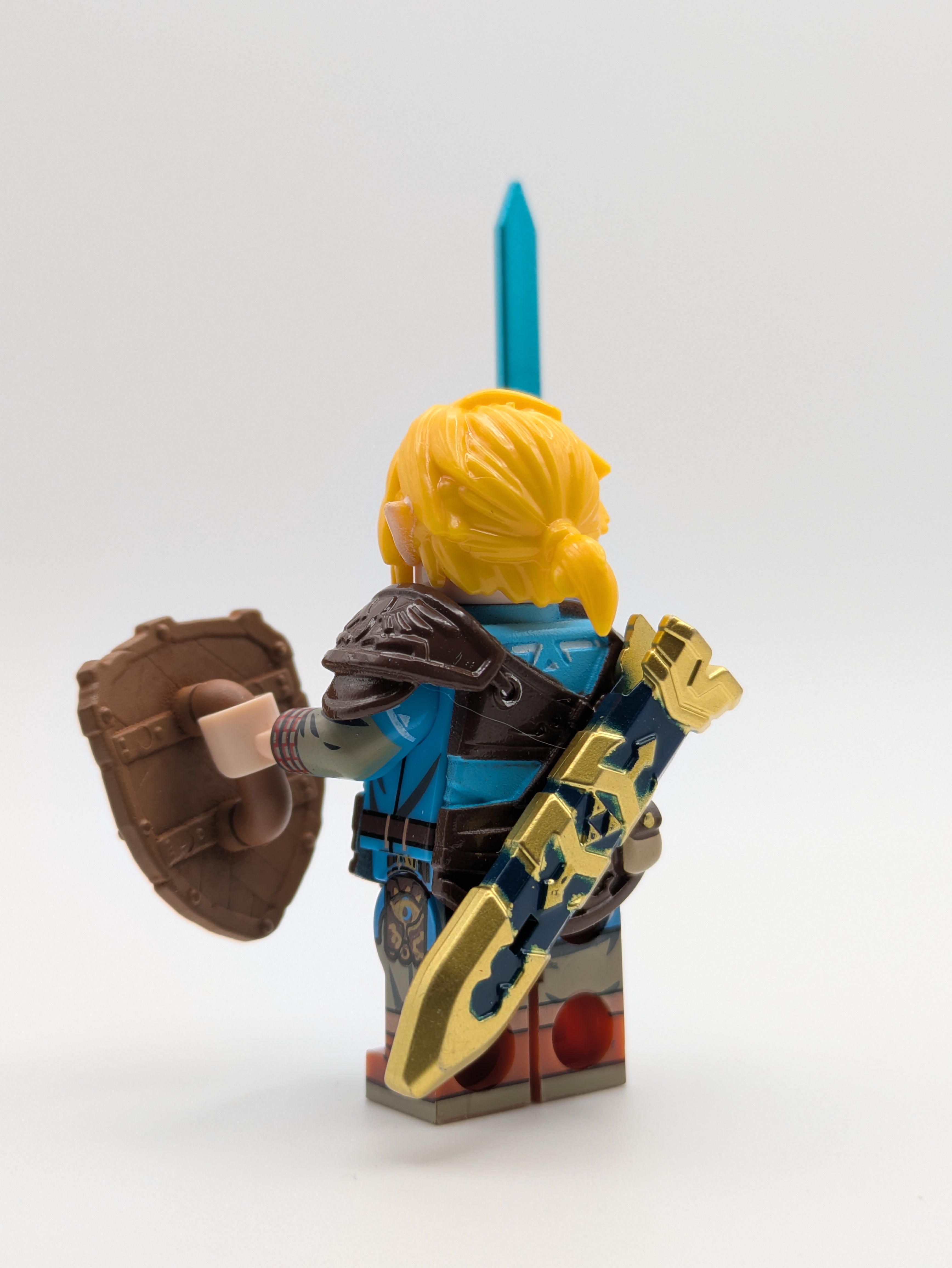 Zelda Link Charakter - Klemmbaustein Custom Minifigur MOC